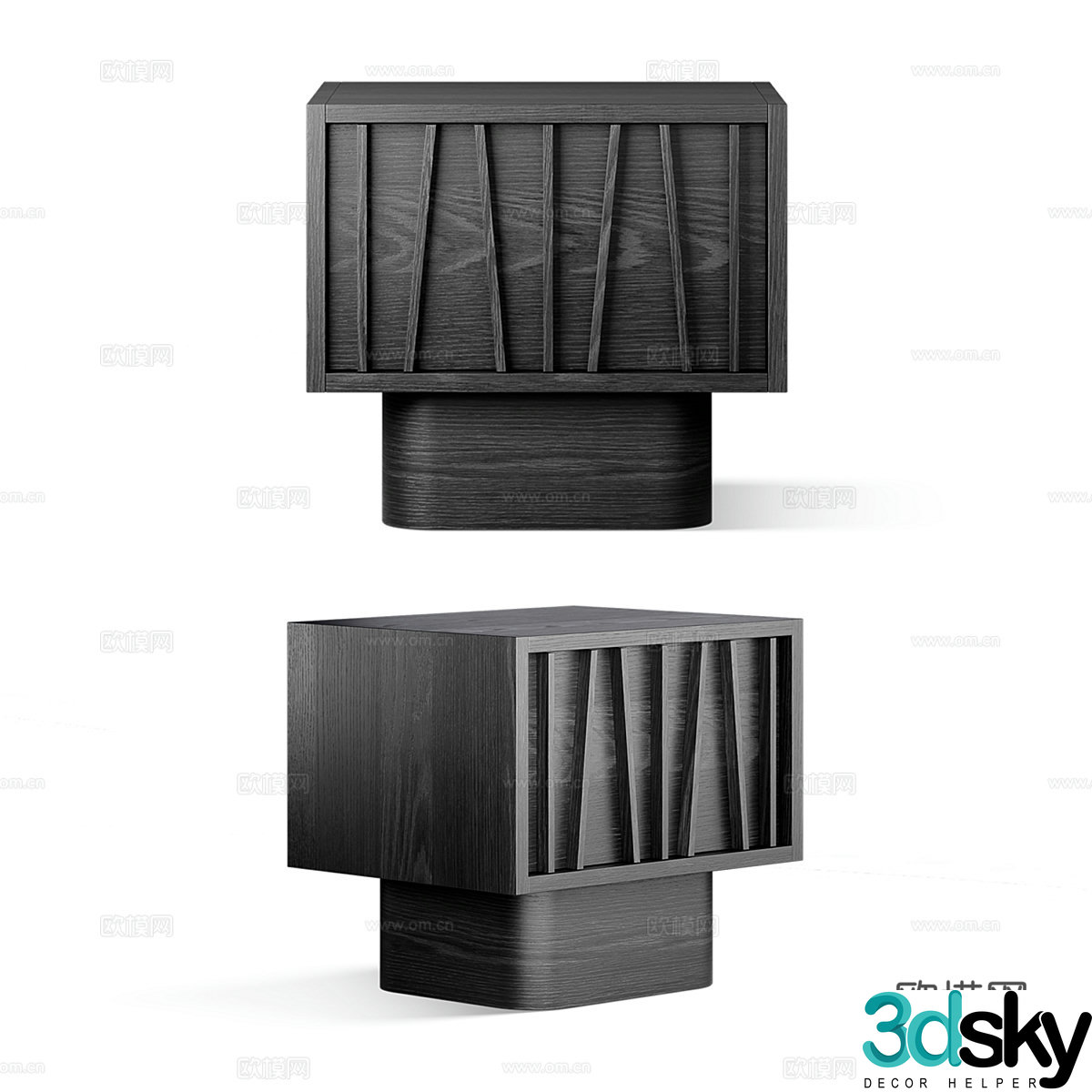 Bedside table 3d model