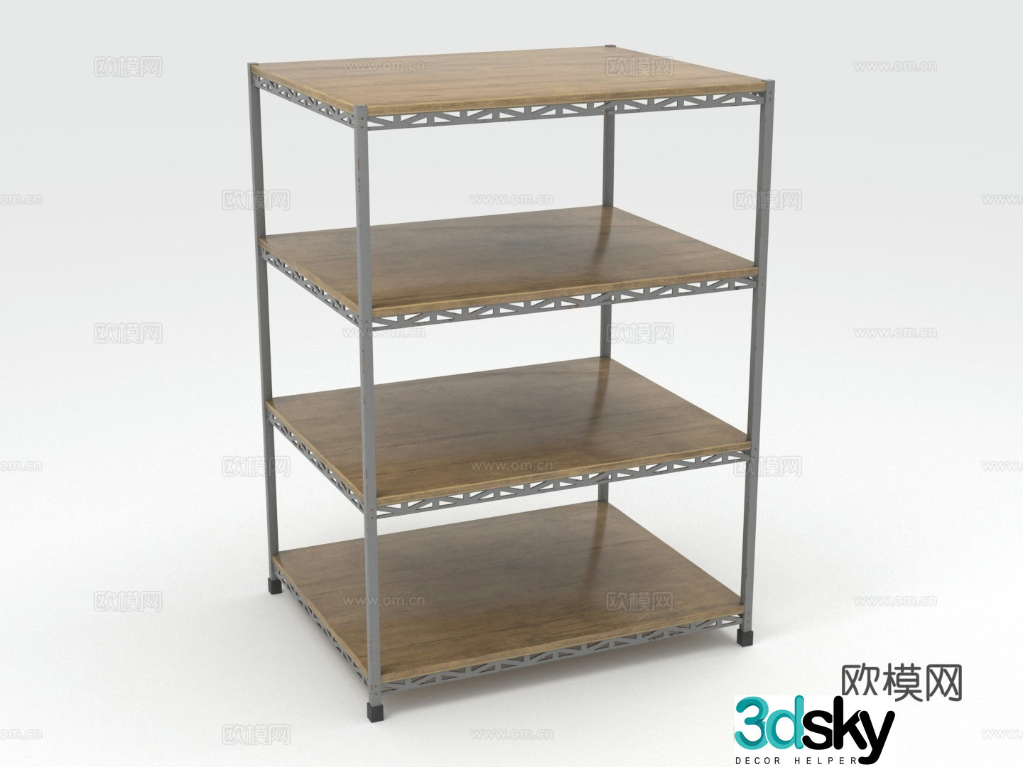 Storage rack Shelf Storage rack Layer Display rack 3D model