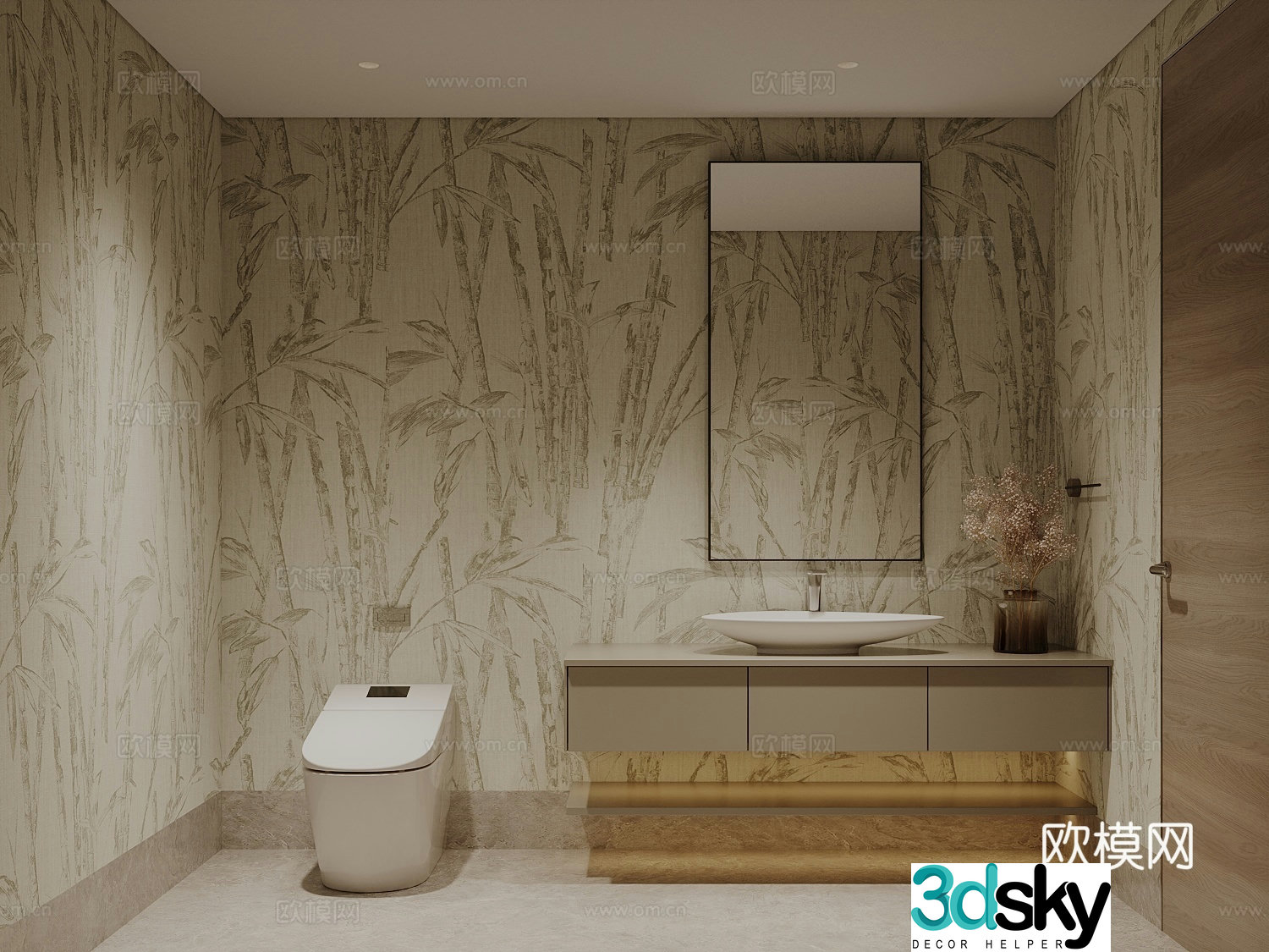 Modern bathroom 3d model