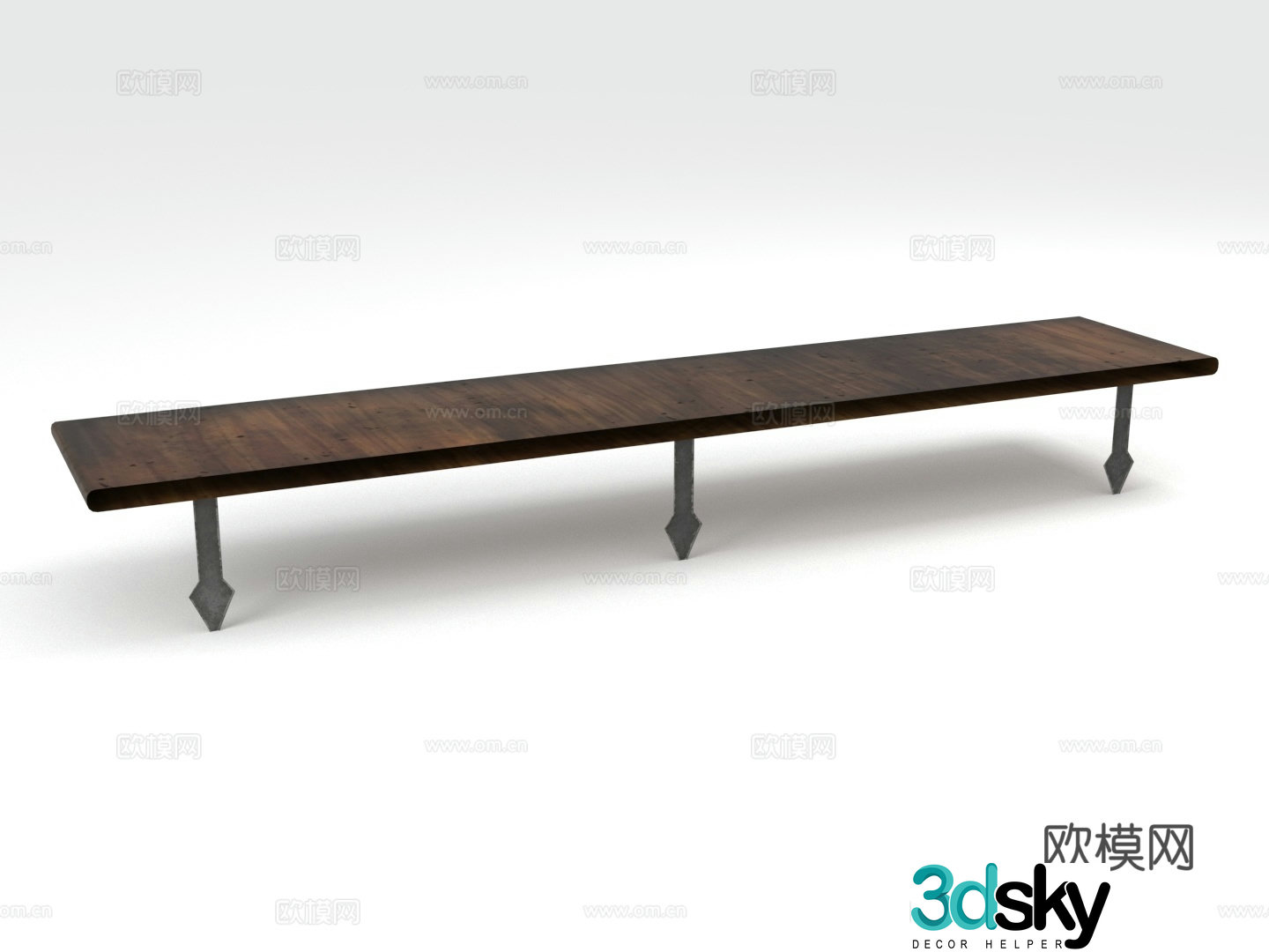 Wall shelf storage shelf partition wall mount 3d model