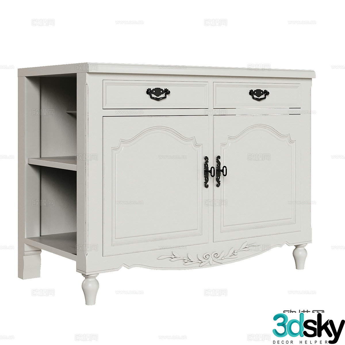 Side cabinet 3D model