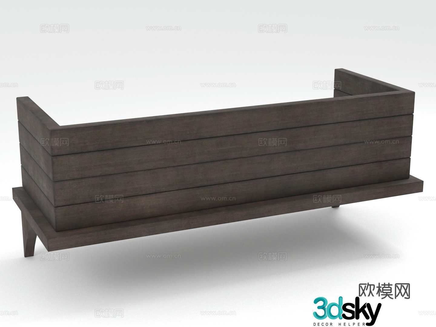 Flower stand flower box planting box landscape flower stand 3D model