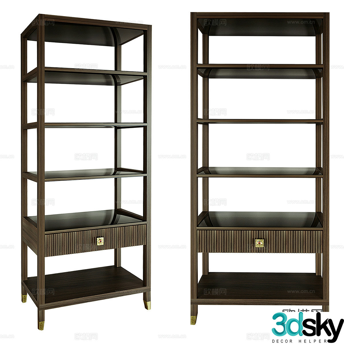 3D model of shelf