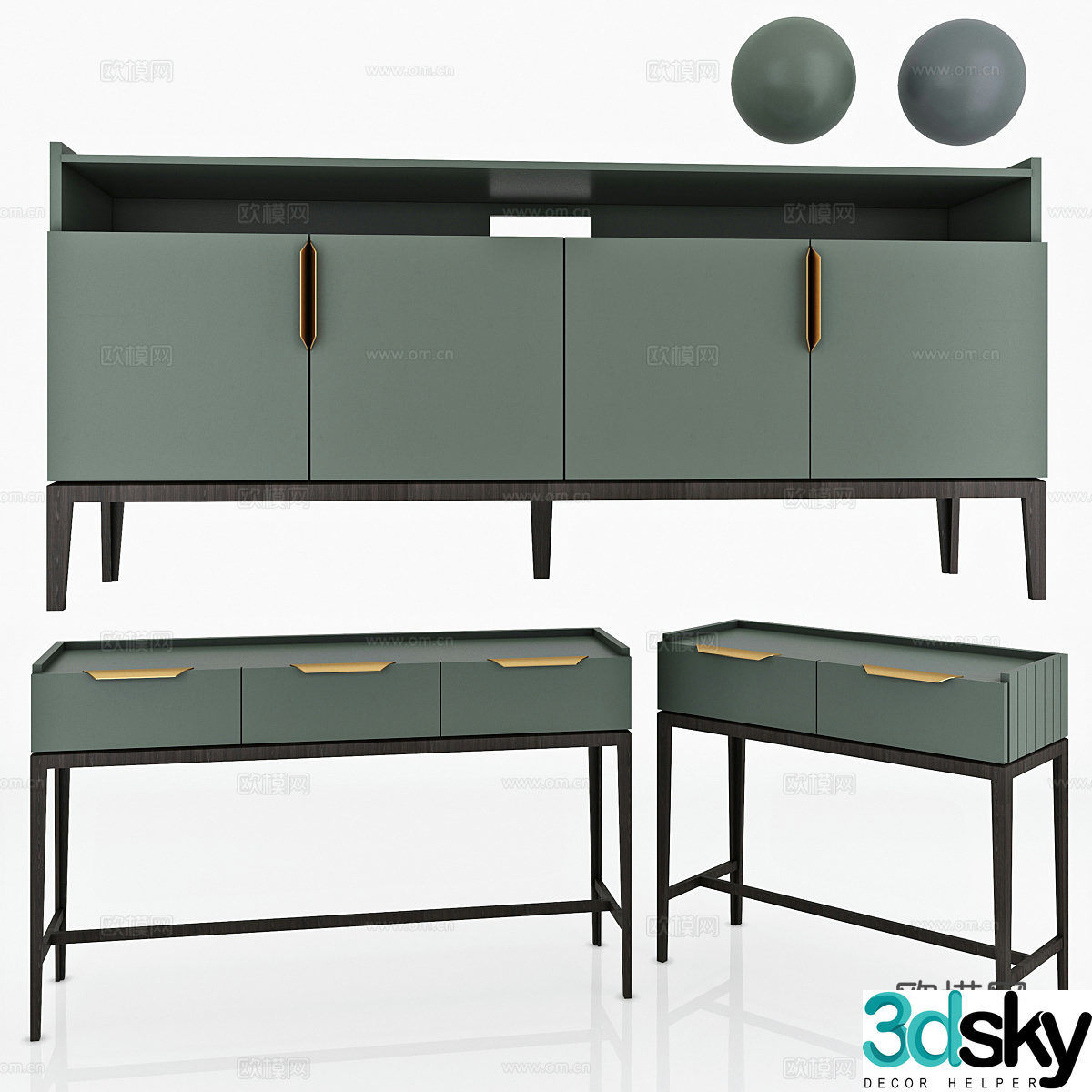 Side cabinet 3D model