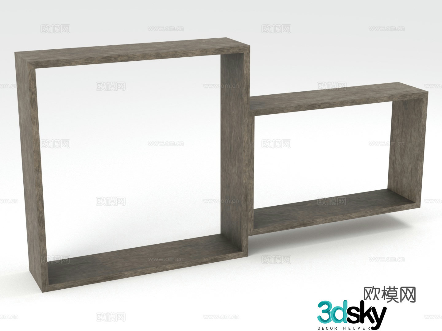 Storage rack wall rack decorative rack combination rack 3D model
