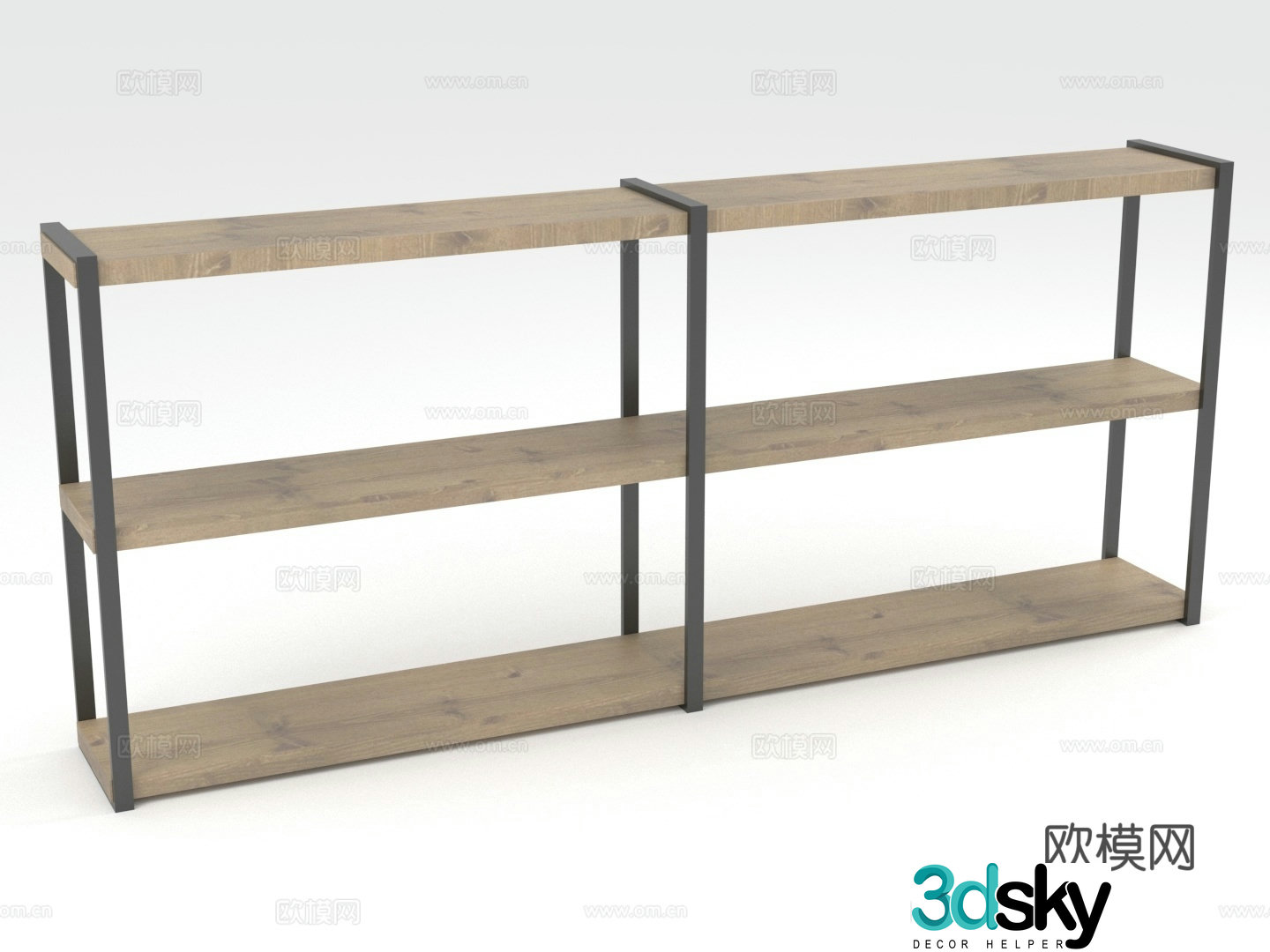 Storage rack Exhibition rack Bookshelf Storage rack 3D model
