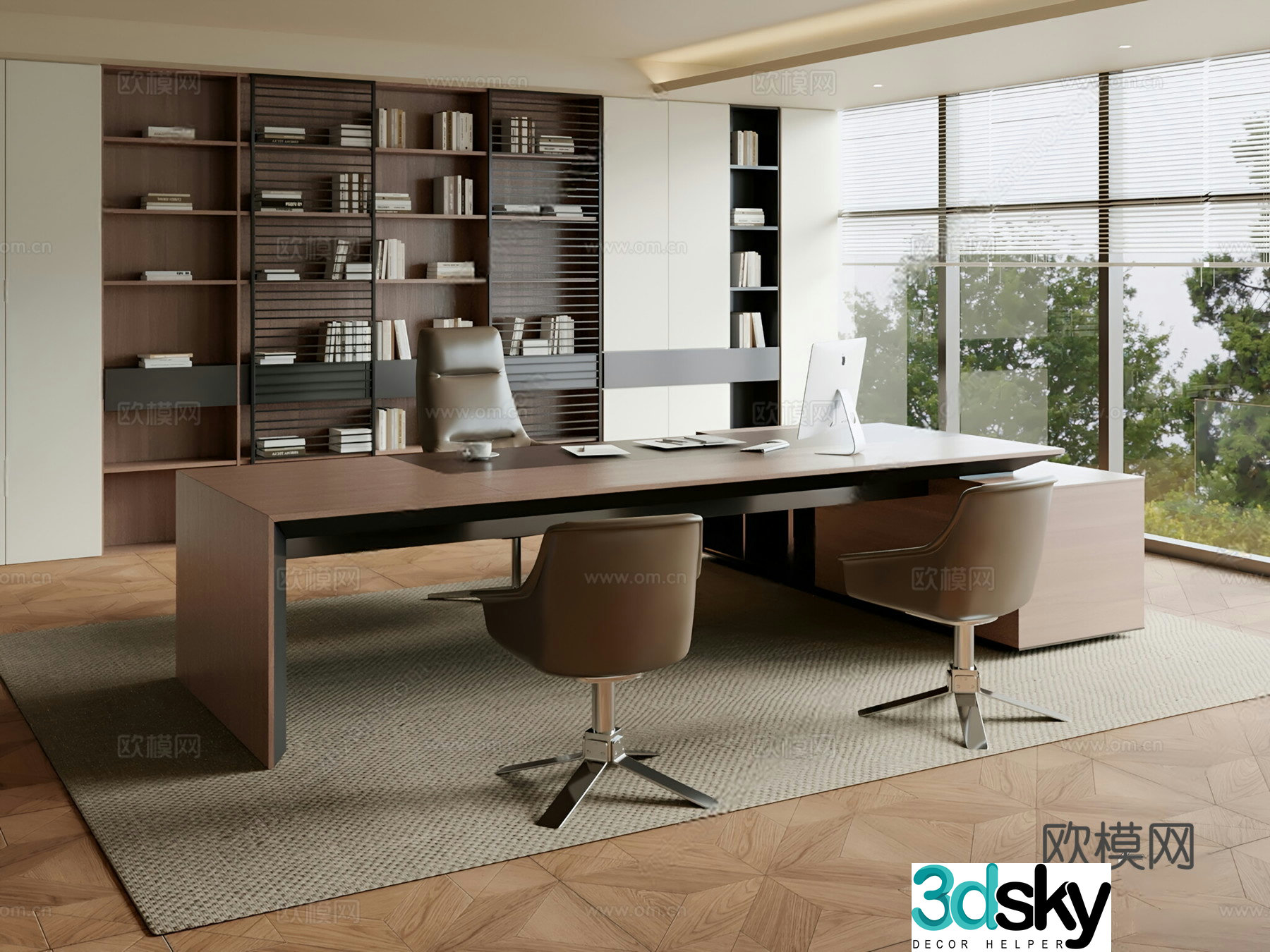 Modern Manager Office Leadership Office Manager Office Department Office Independent Office 3D Model