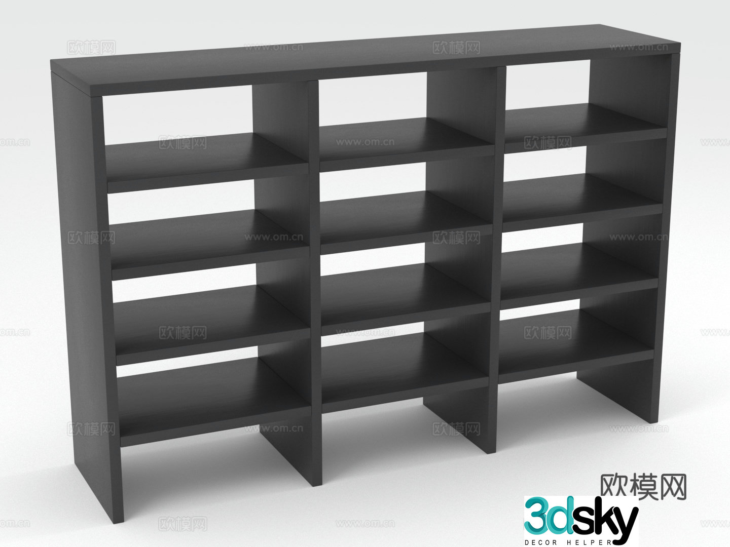 Storage rack Bookshelf Storage rack 3D model