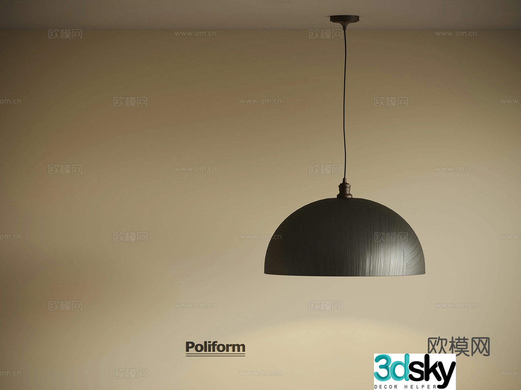 Modern small chandeliers 3d model