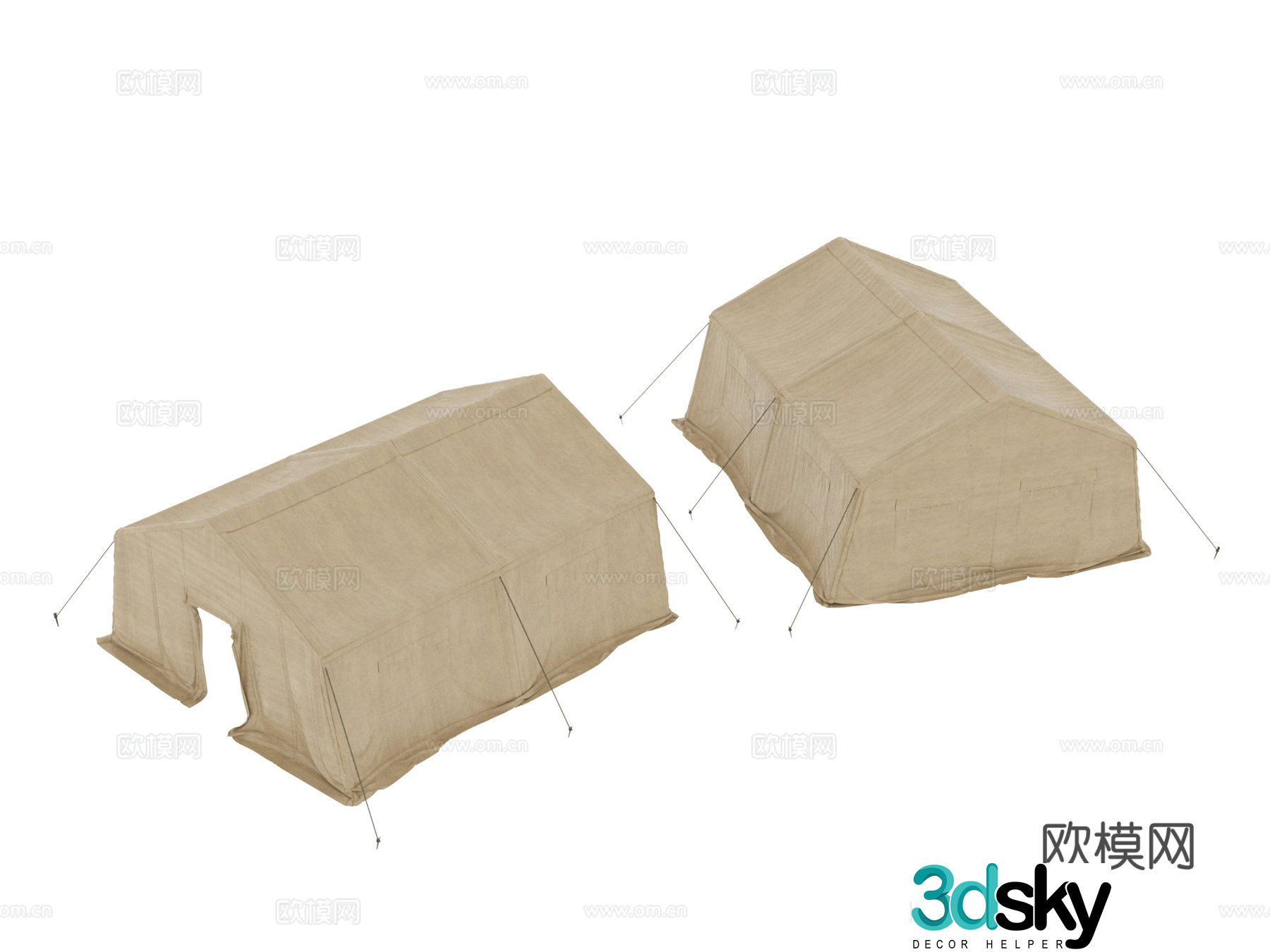 Daily necessities Tent 3d model