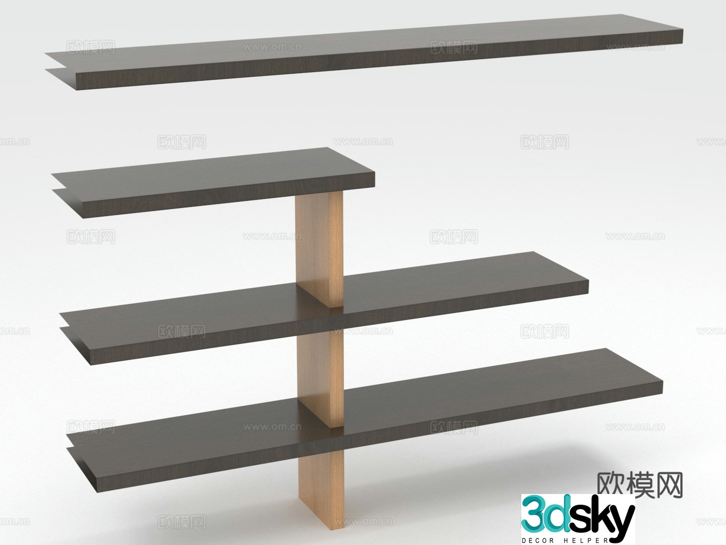Storage rack Bookshelf Storage rack Storage rack 3D model