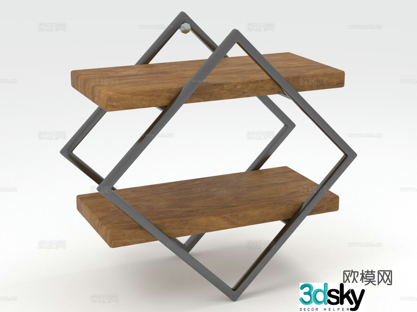 Wall shelf Decorative shelf Wall shelf 3D model