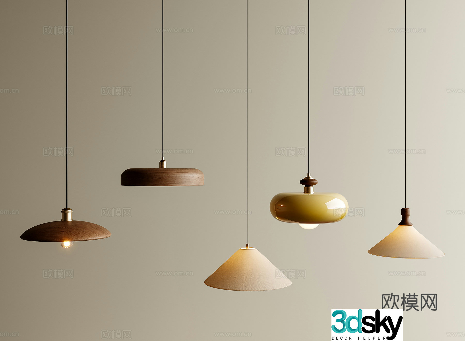 3D model of medieval style chandelier