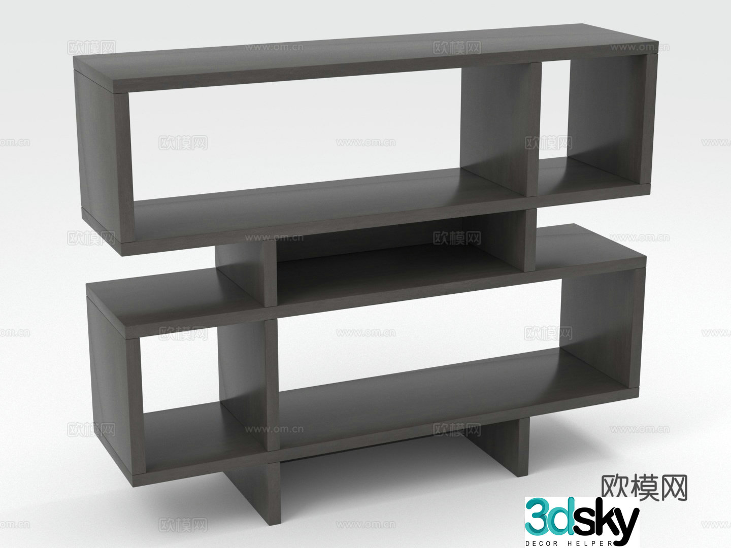 Shelf Bookshelf Display rack Floor stand Partition rack 3D model
