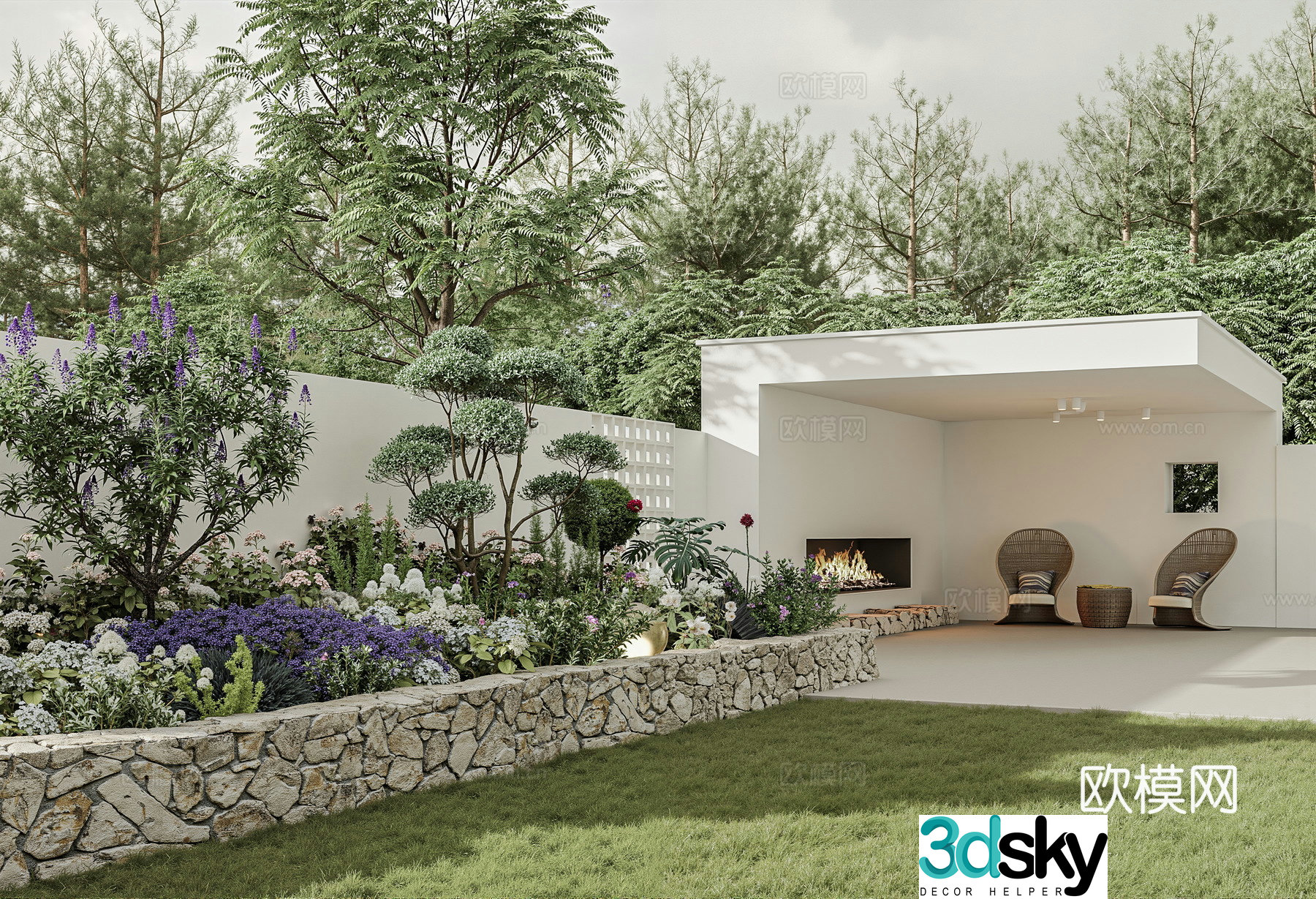 Garden Garden 3d Model