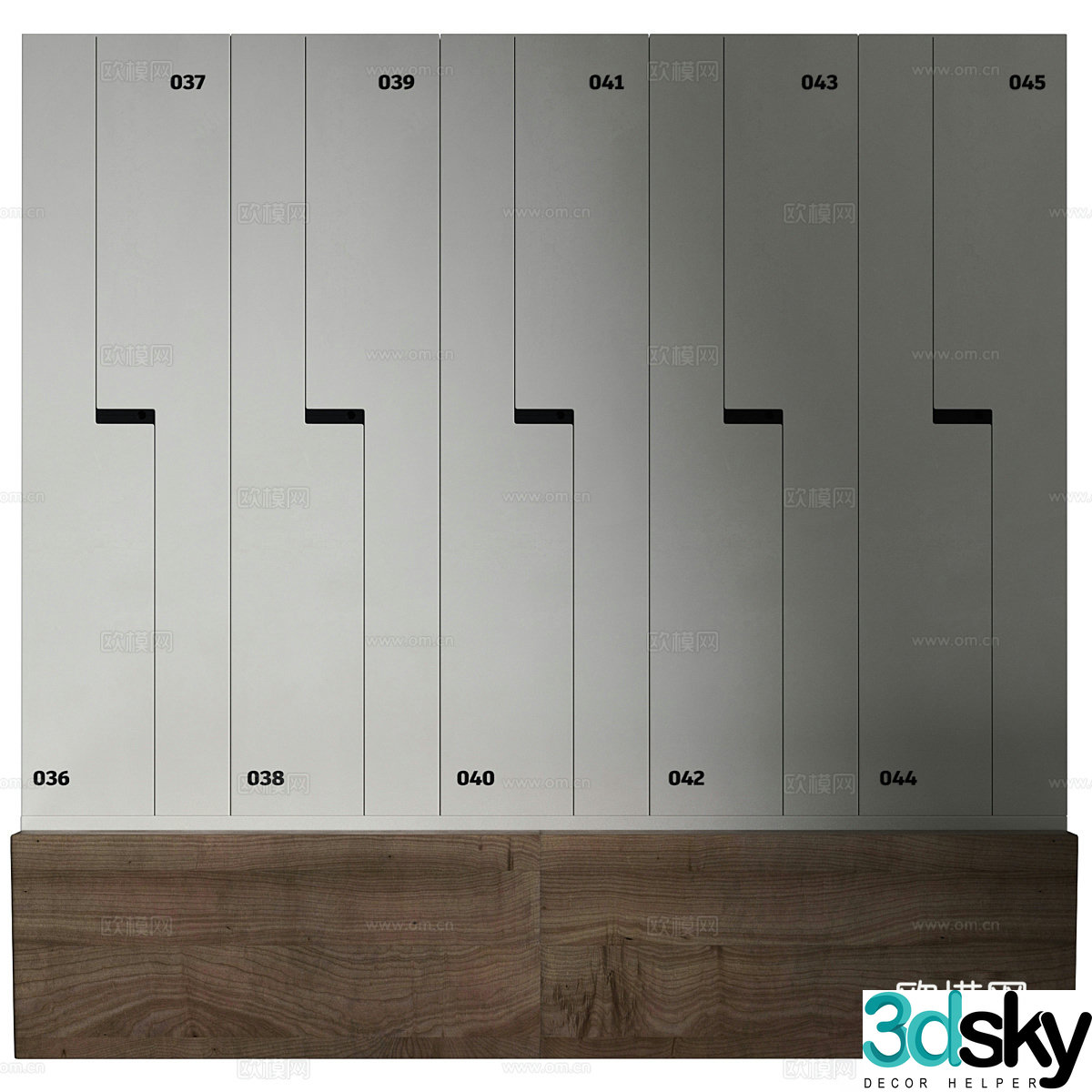 Storage cabinet 3d model