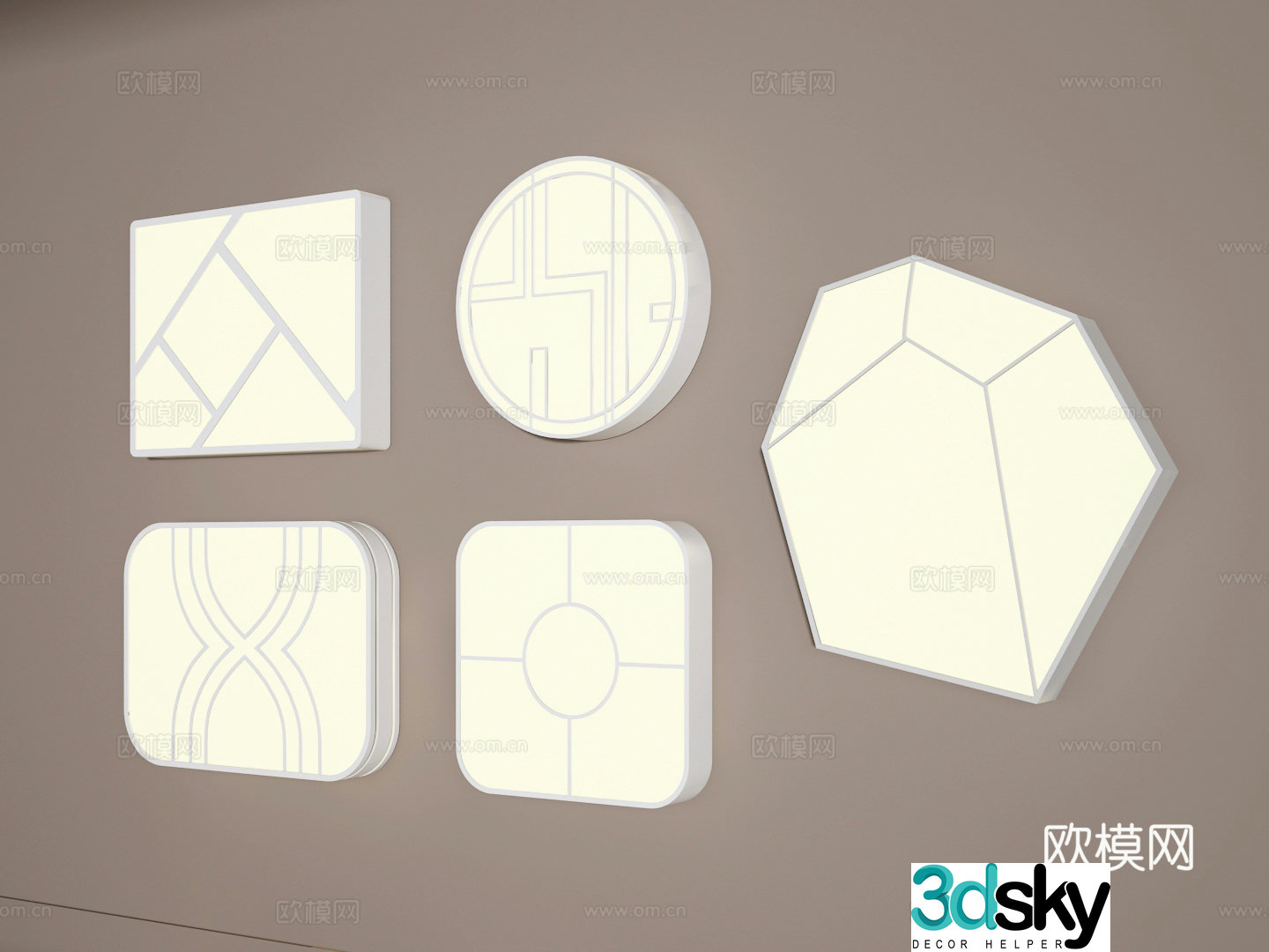 Ceiling light 3d model