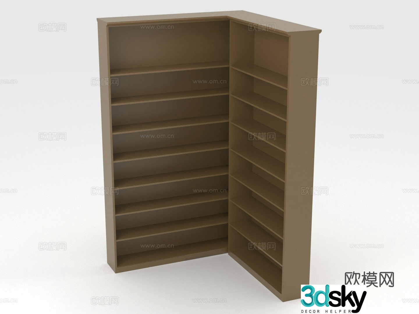 Shelf Bookshelf Corner Shelf Multi-layer Shelf 3D Model