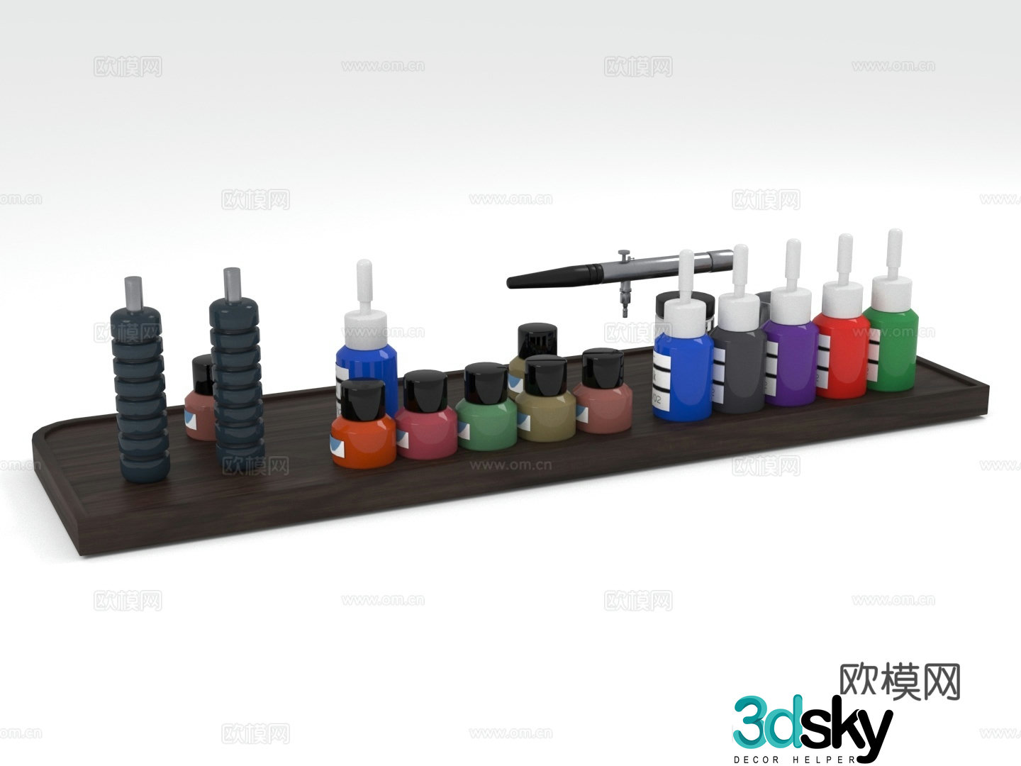 Storage rack Storage rack Desktop storage rack Pigment storage rack 3D model