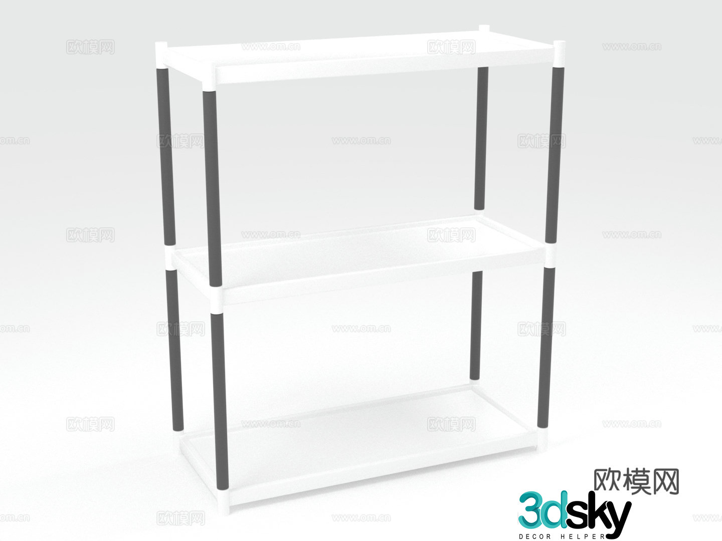 Storage rack Storage rack Layer 3D model