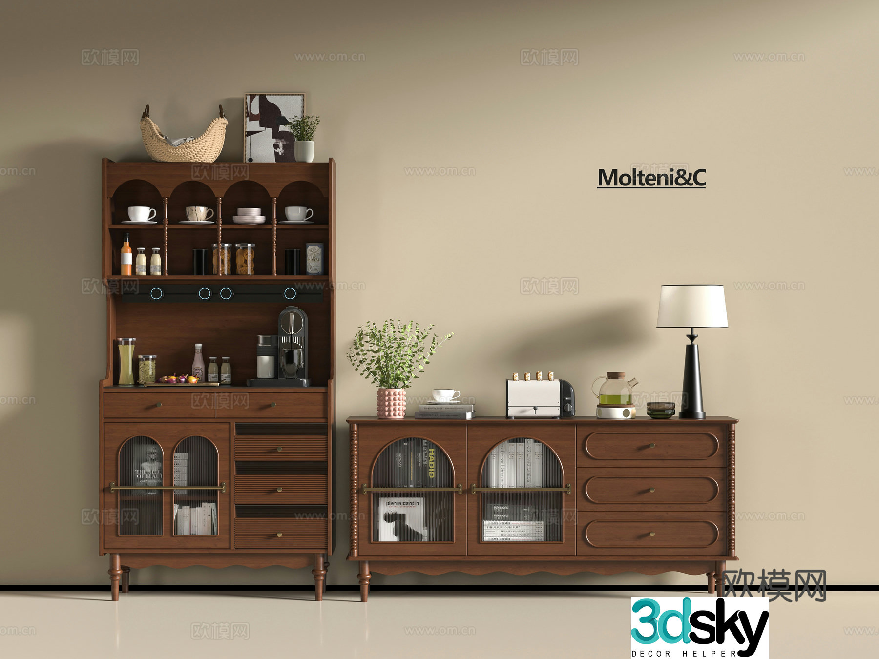 Modern sideboard 3D model