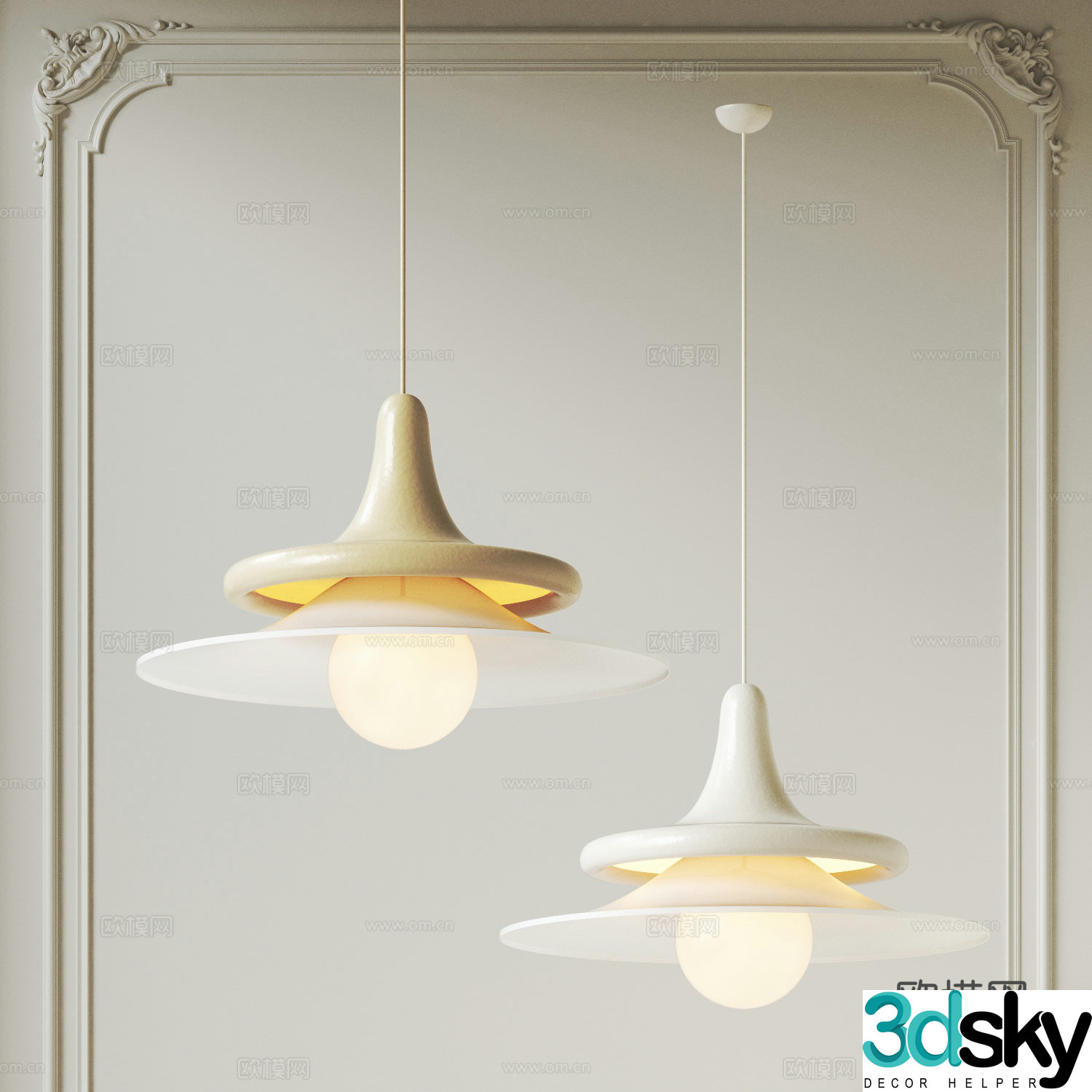 Modern cream style chandelier Children’s room chandelier Bar chandelier Restaurant chandelier Bedside chandelier 3D model