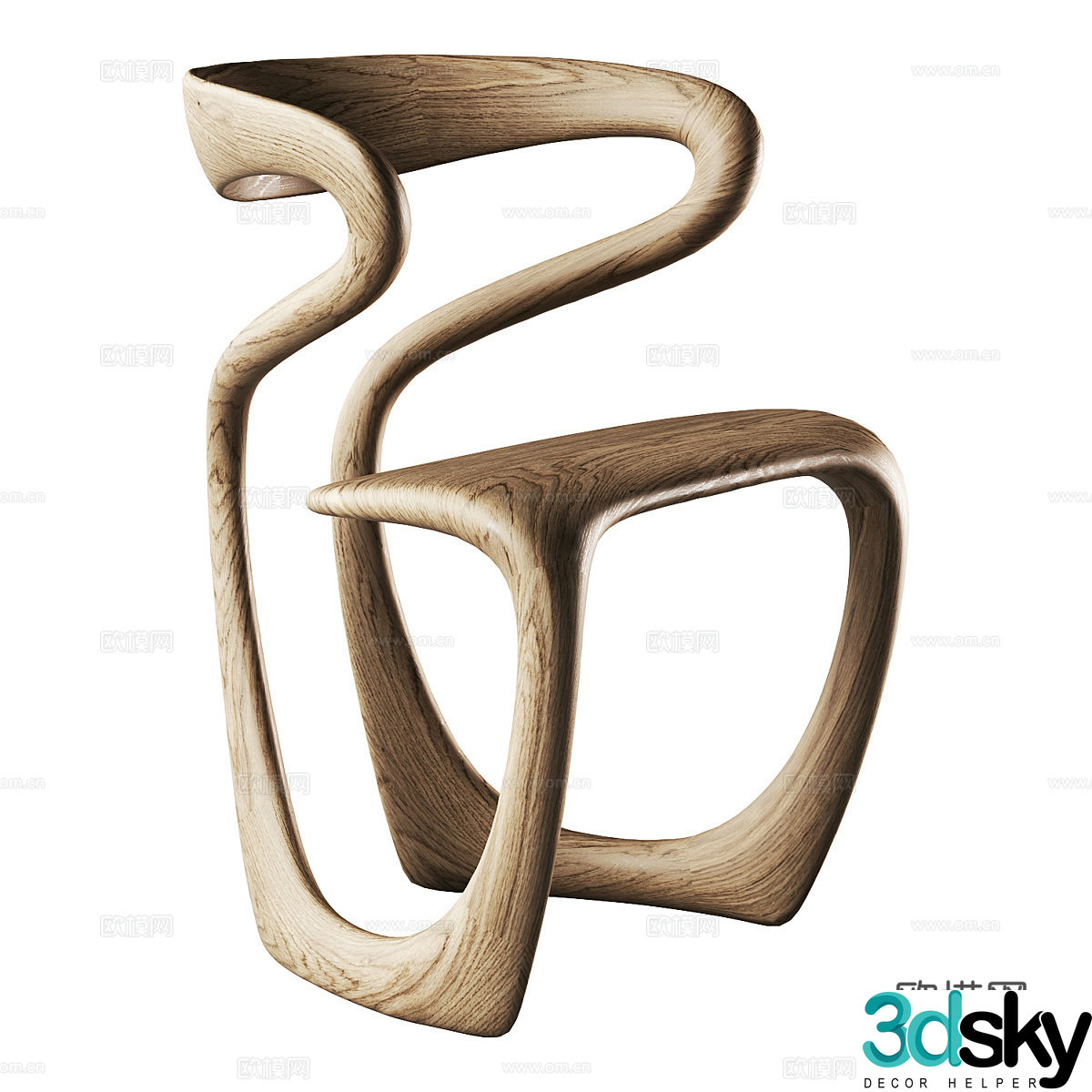 Single chair 3d model