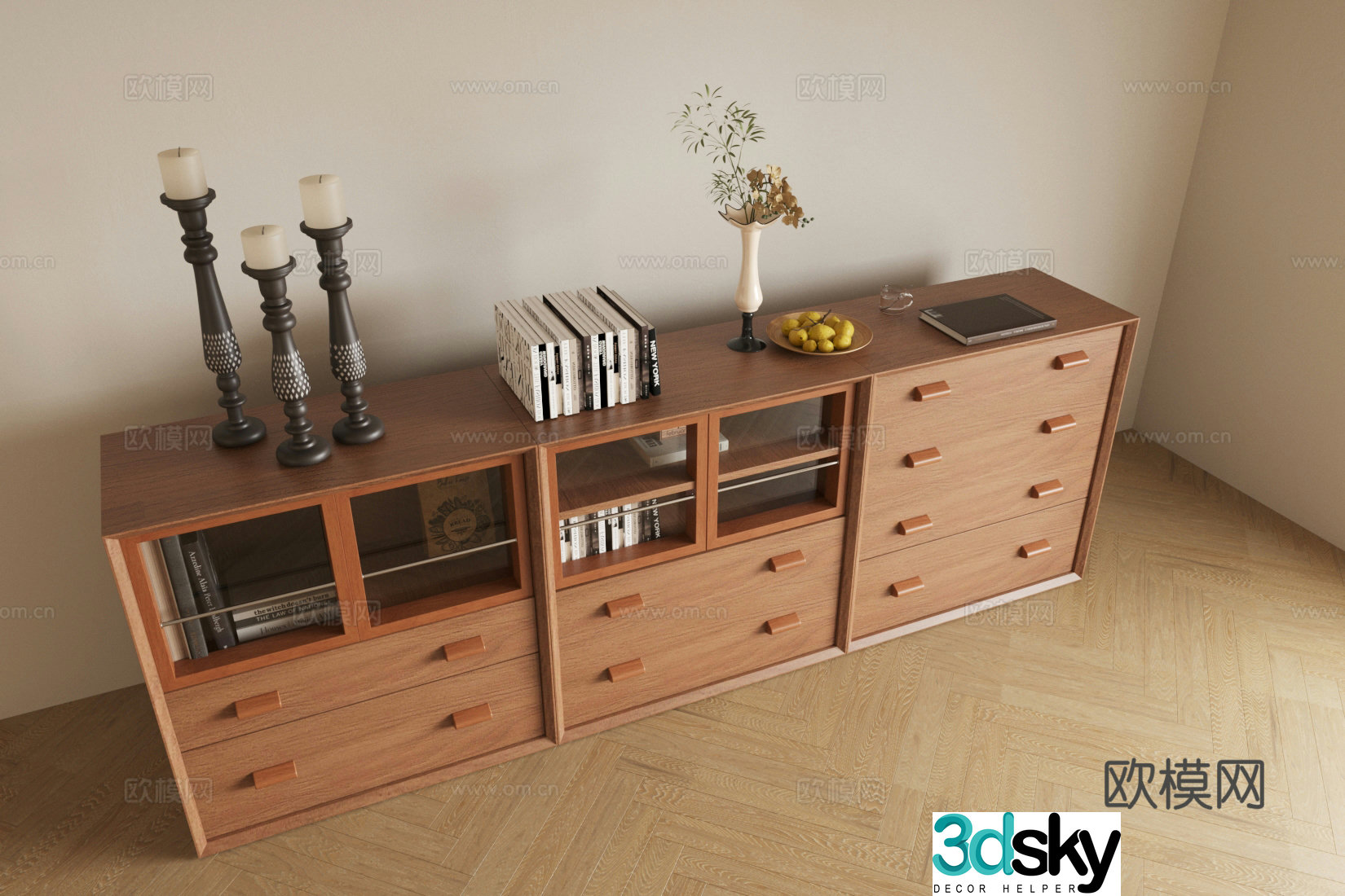 New Chinese Zen chest of cabinets New Chinese style porch cabinets Terminal view porch cabinets New Chinese style decorative cabinets Side cabinets 3D model