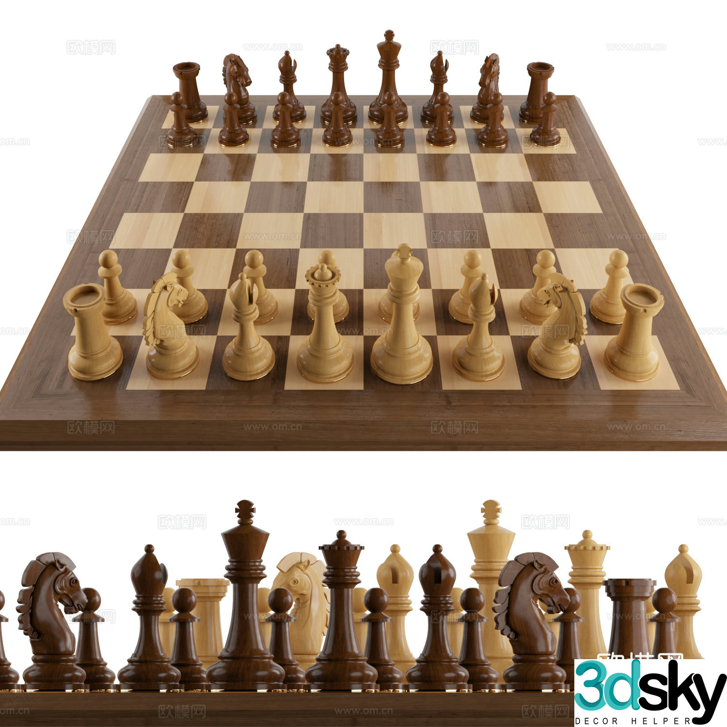chess 3d model