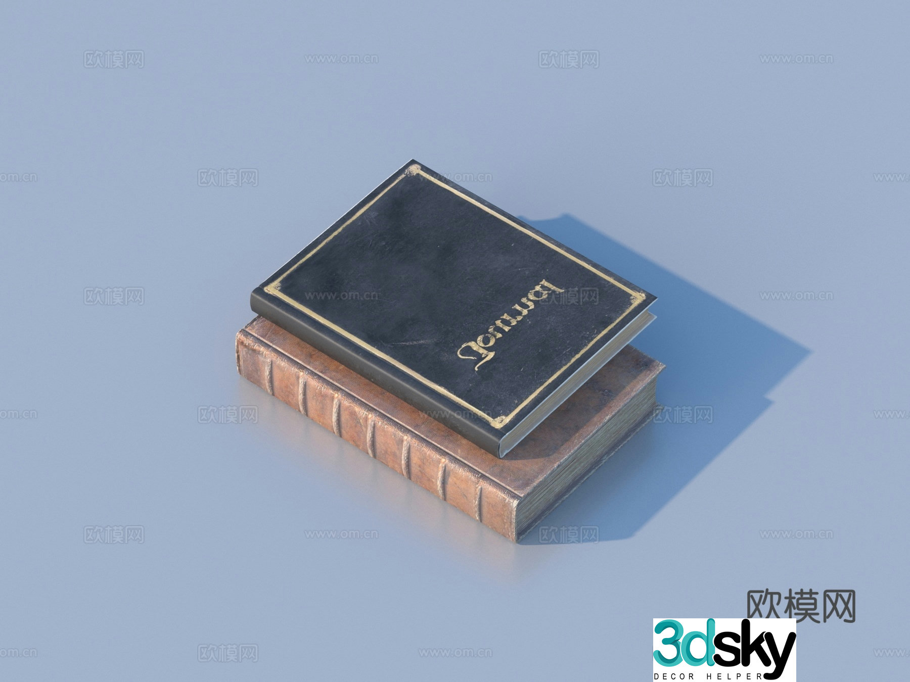 Books Notebooks Famous novels Magazine Books and magazines 3D model