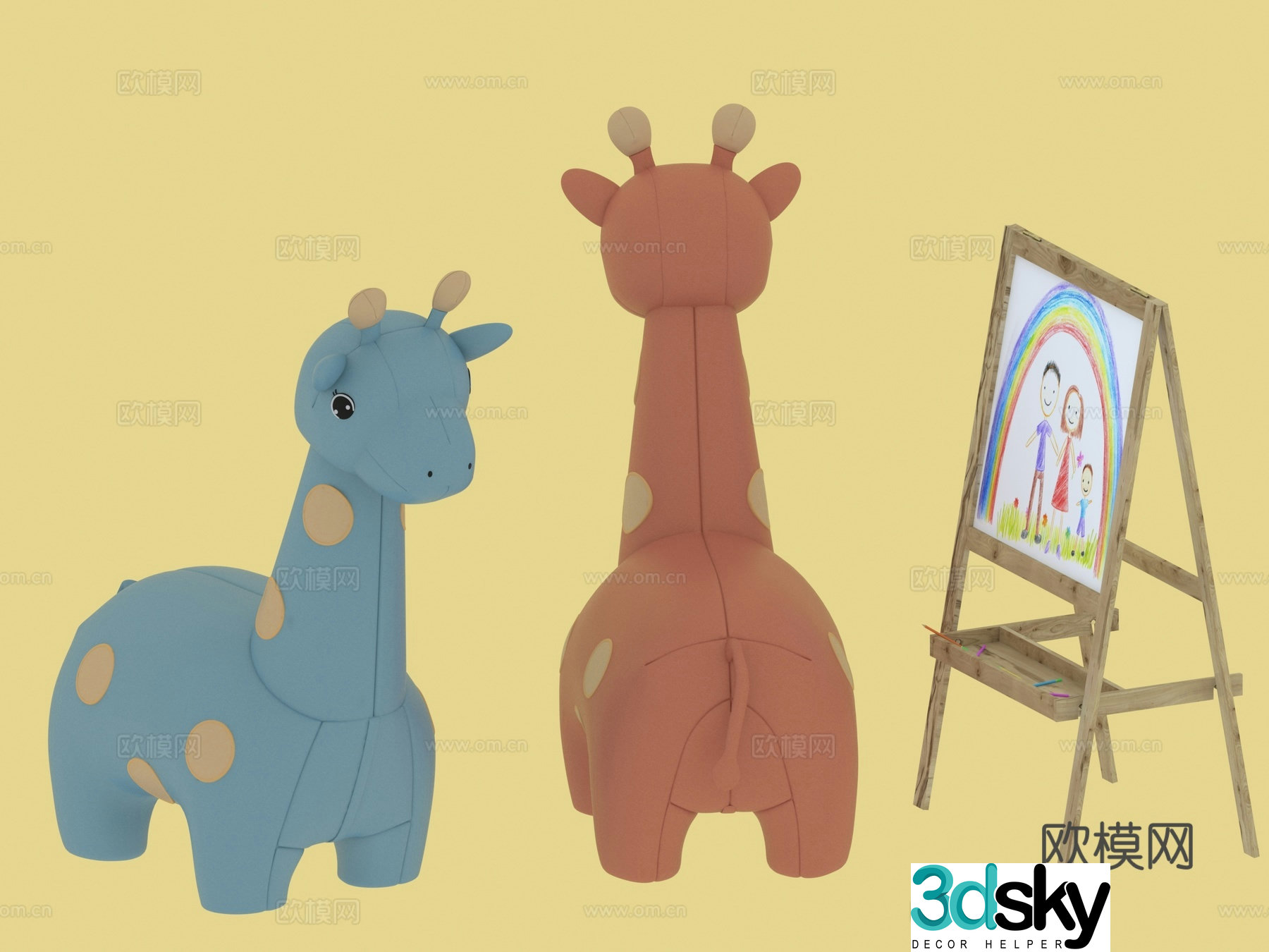 Children’s chair 3d model