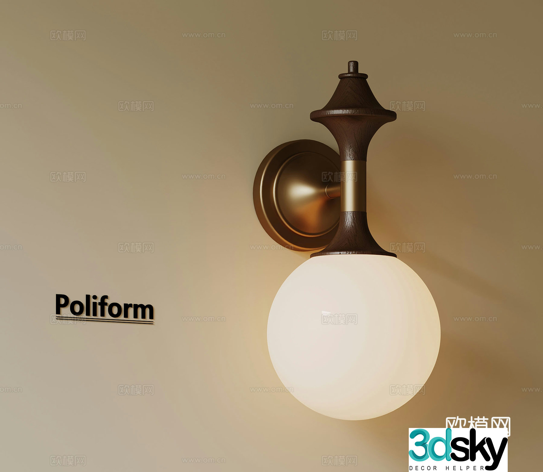 French medieval wall lamp bedside wall lamp decorative lamp courtyard wall lamp 3d model