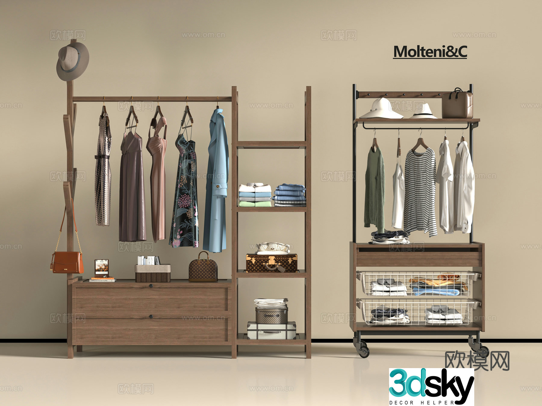 Modern hanger 3d model