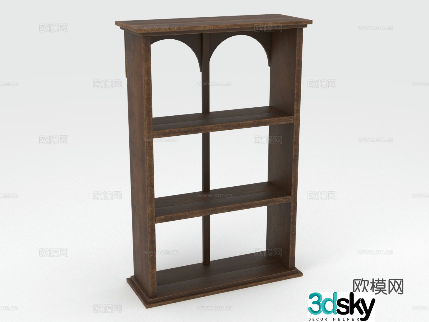 Shelf Bookshelf Bogu Shelf Display rack 3D model