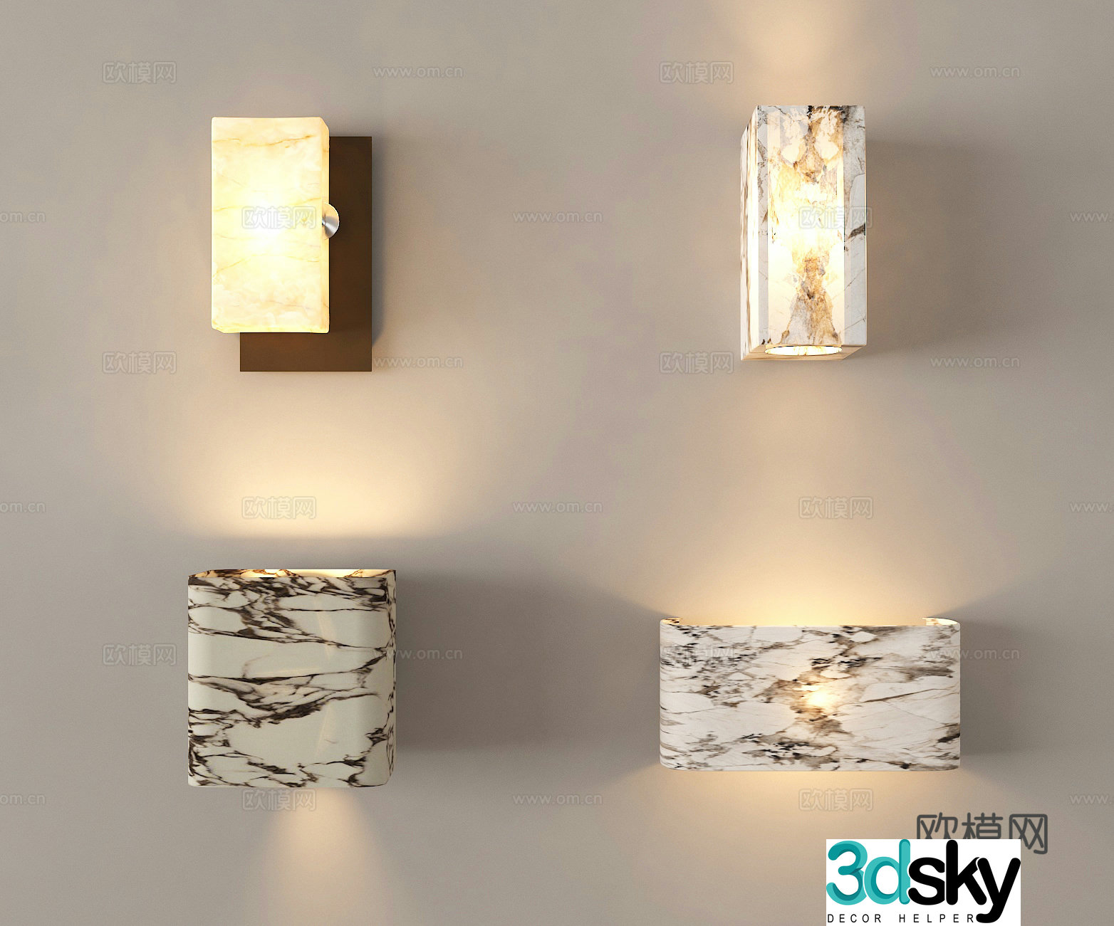 Wall lamp Decorative lamp 3d model