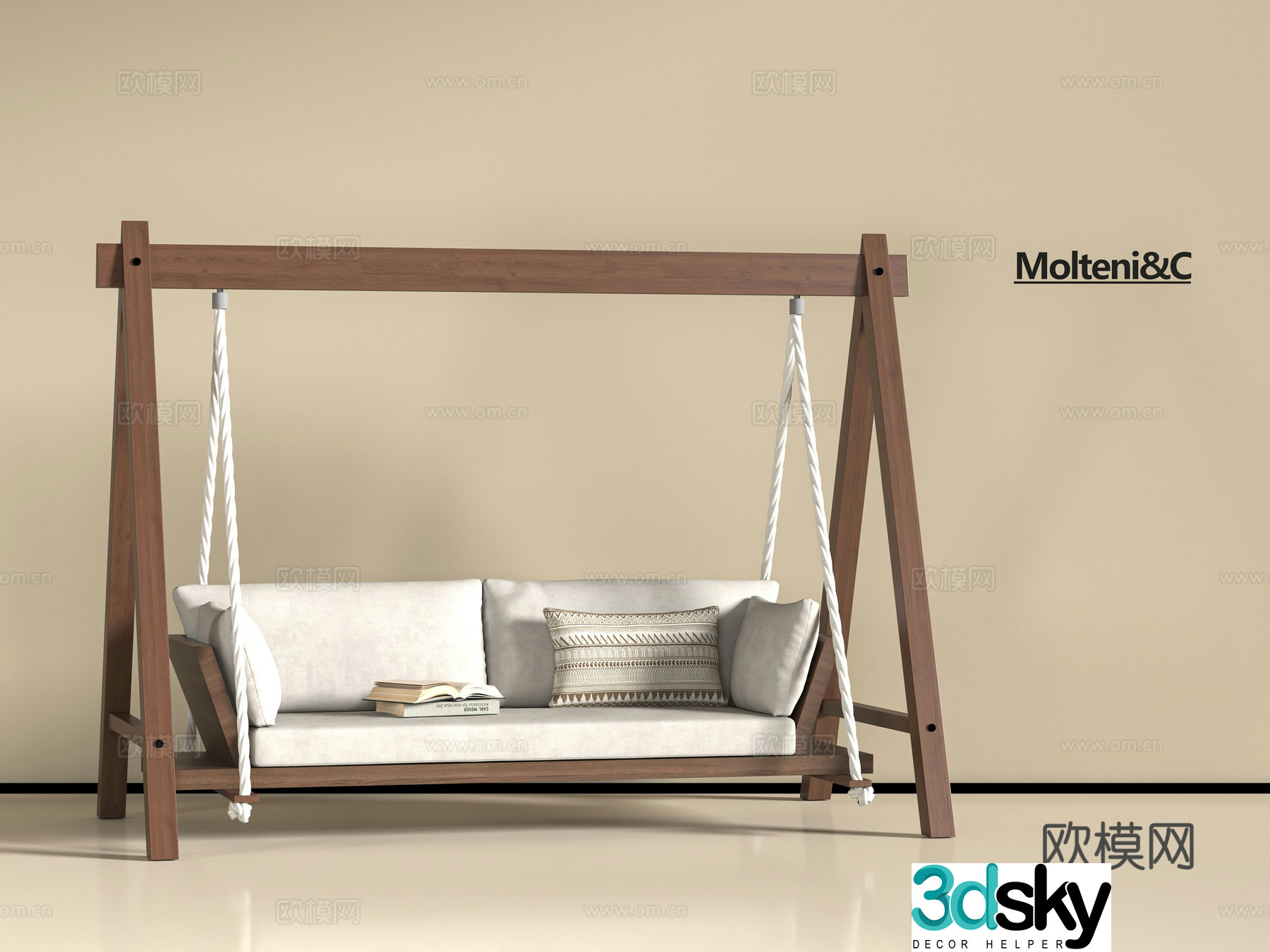Modern Qianqiu Chair 3D Model