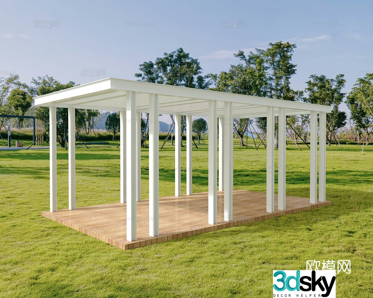 Public chair Park chair Park leisure chair Park landscape chair 3d model