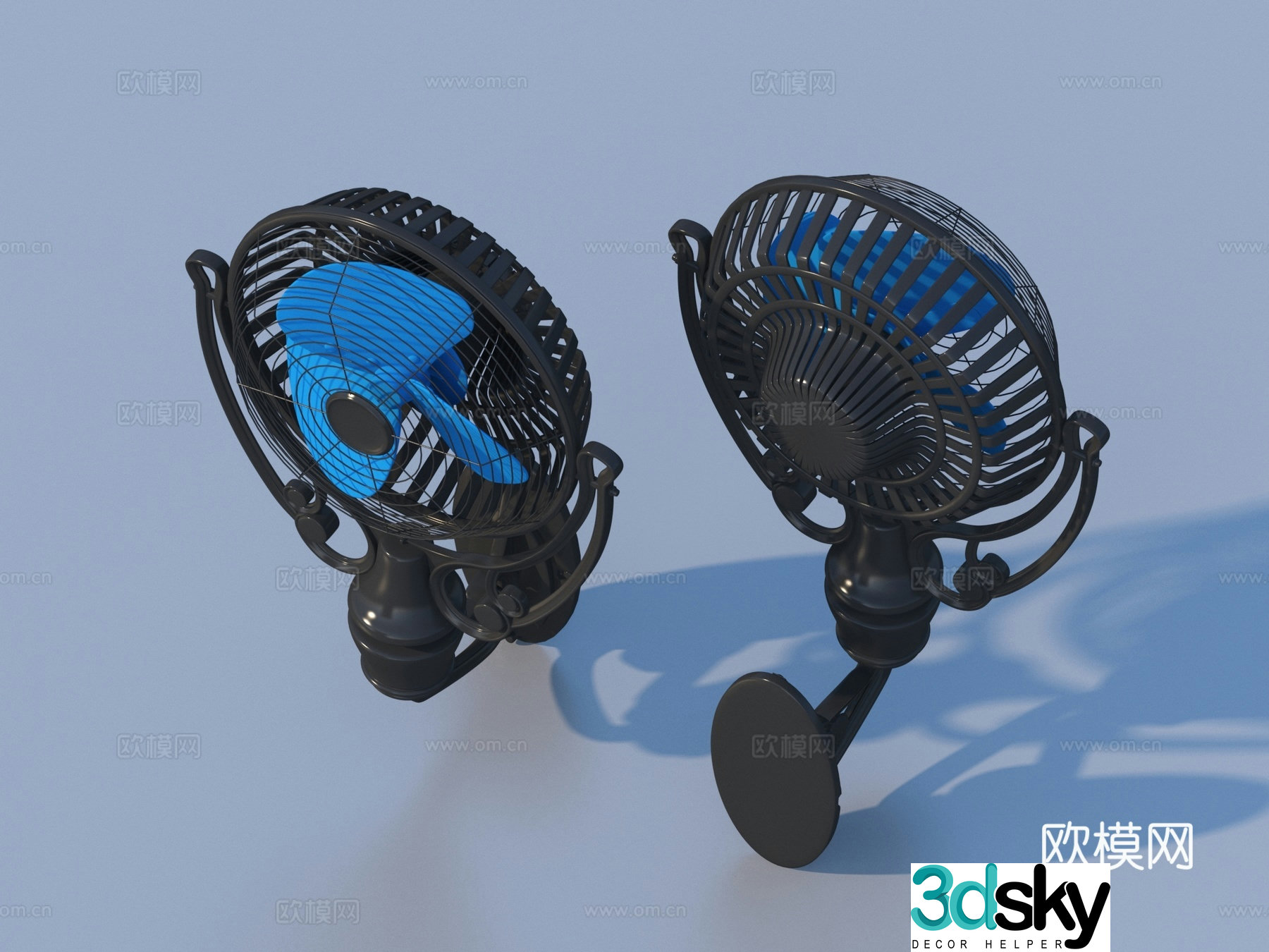 Fan Ceiling Fan Electric Fan 3D Model