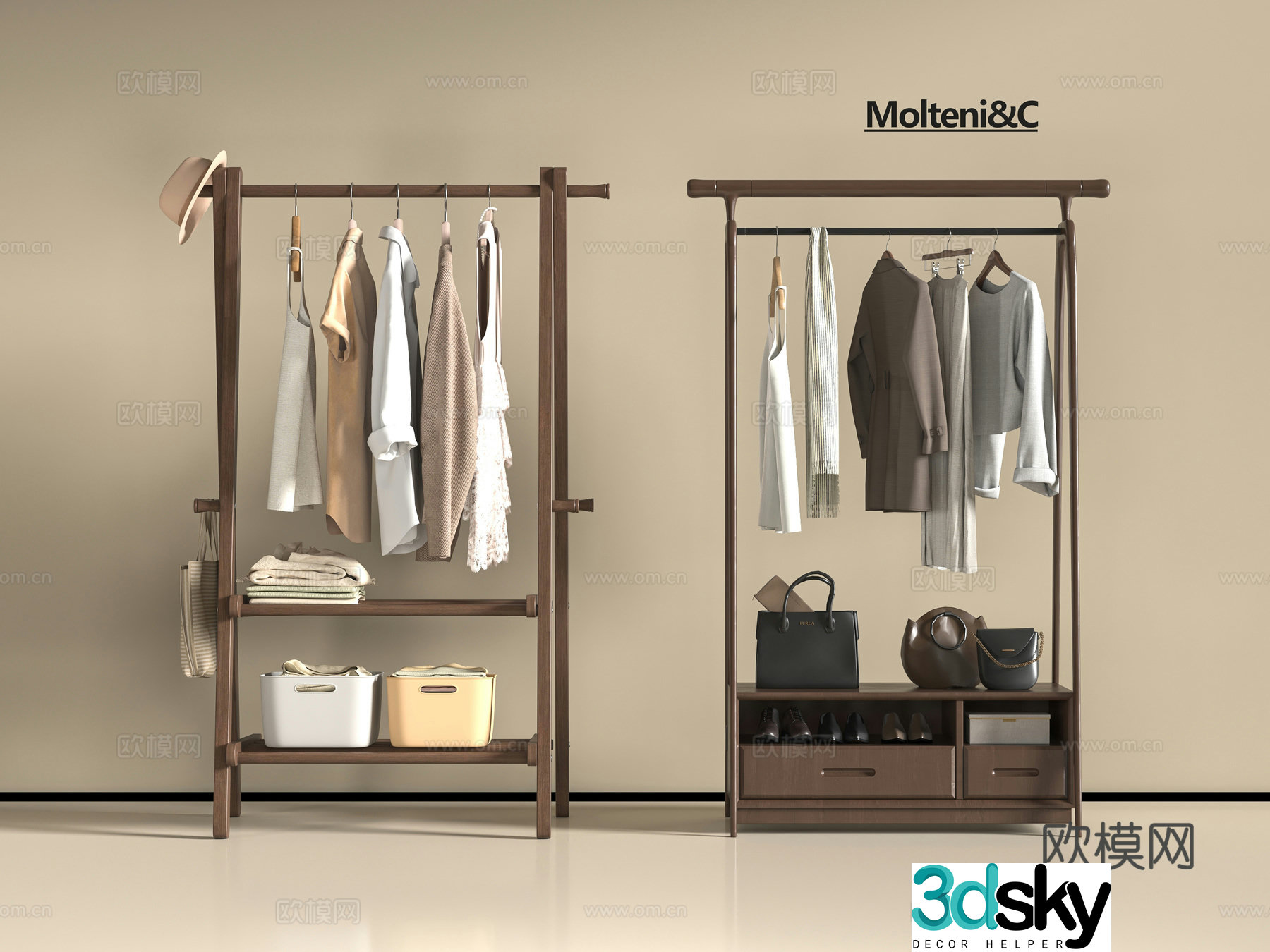 Modern hanger 3d model