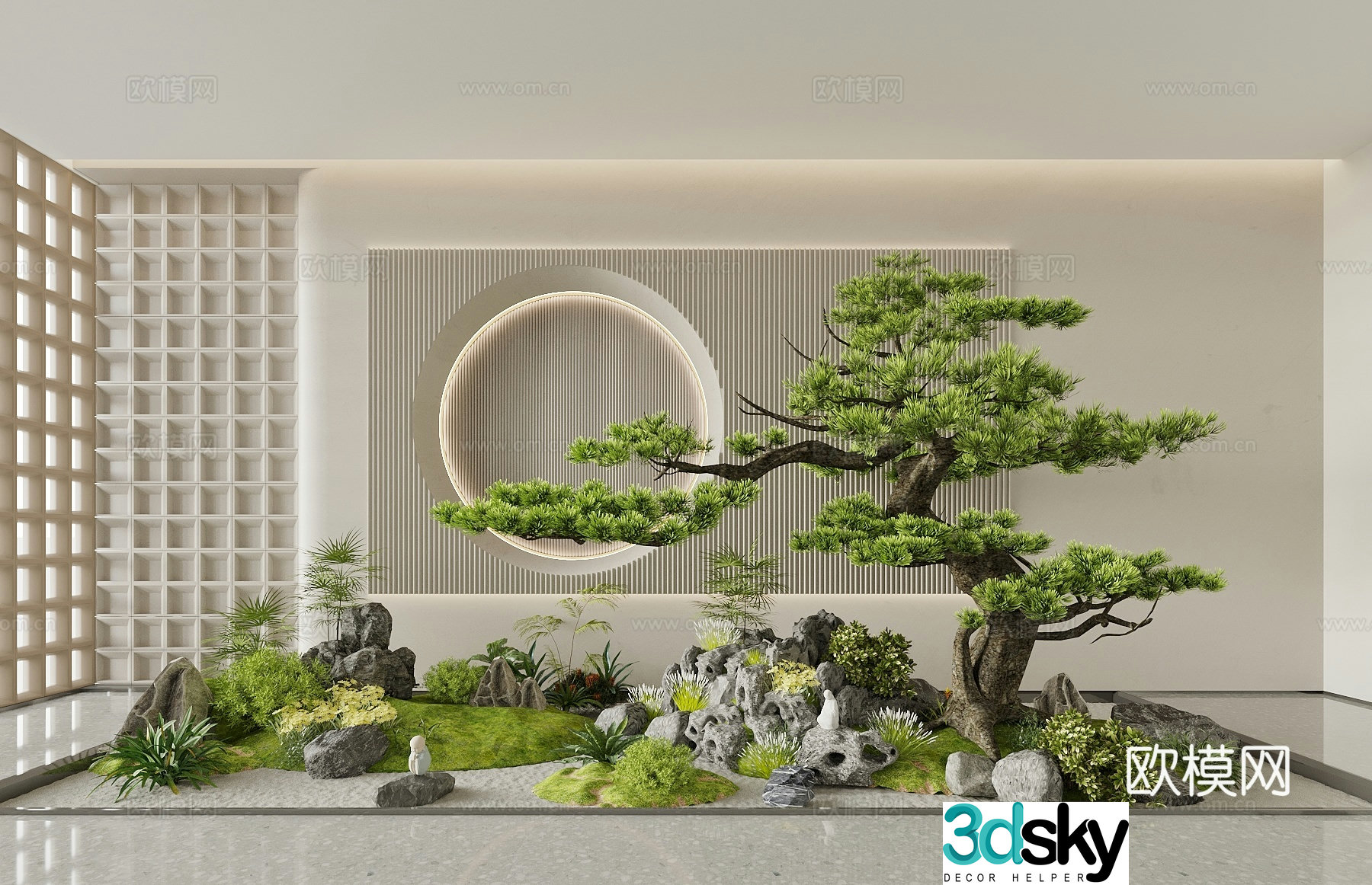 New Chinese-style Chinese-style landscape Garden landscape Landscape Landscape Sketch Garden Landscape Landscape Stone 3D Model