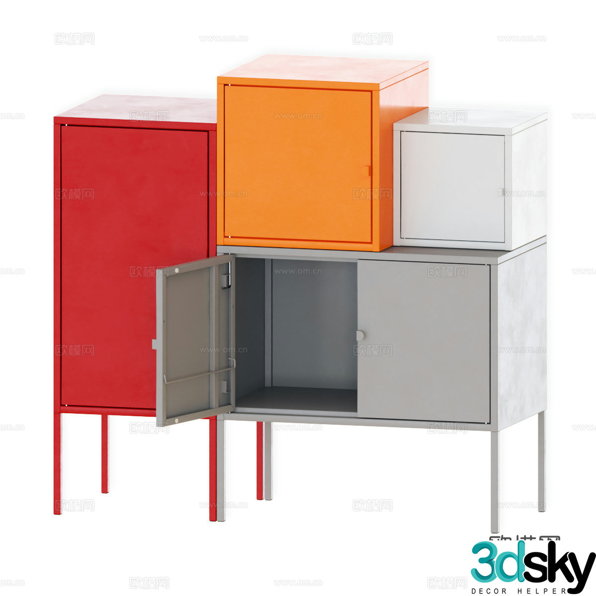 Storage cabinet 3d model