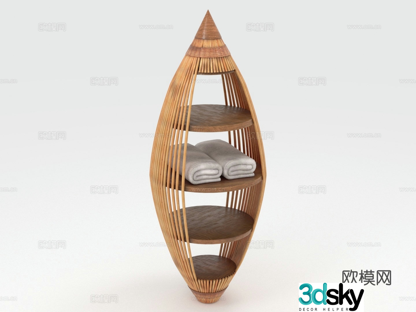 Storage rack Storage rack Floor-standing storage rack Display rack Creative storage rack 3D model