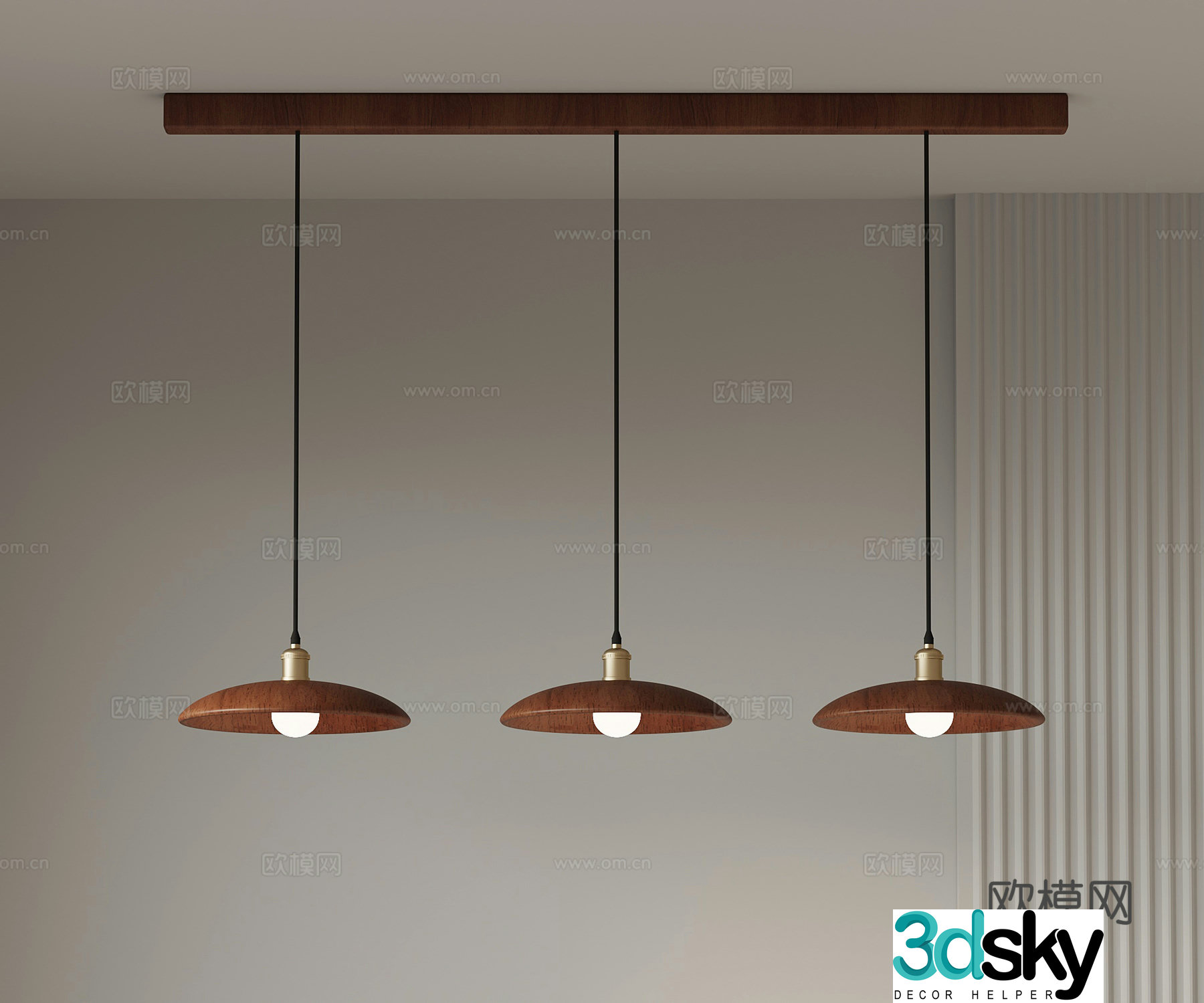 3D model of medieval style chandelier