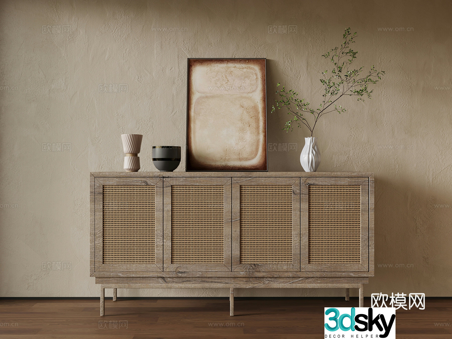 Wasabi Wind Entrance Cabinet 3D Model
