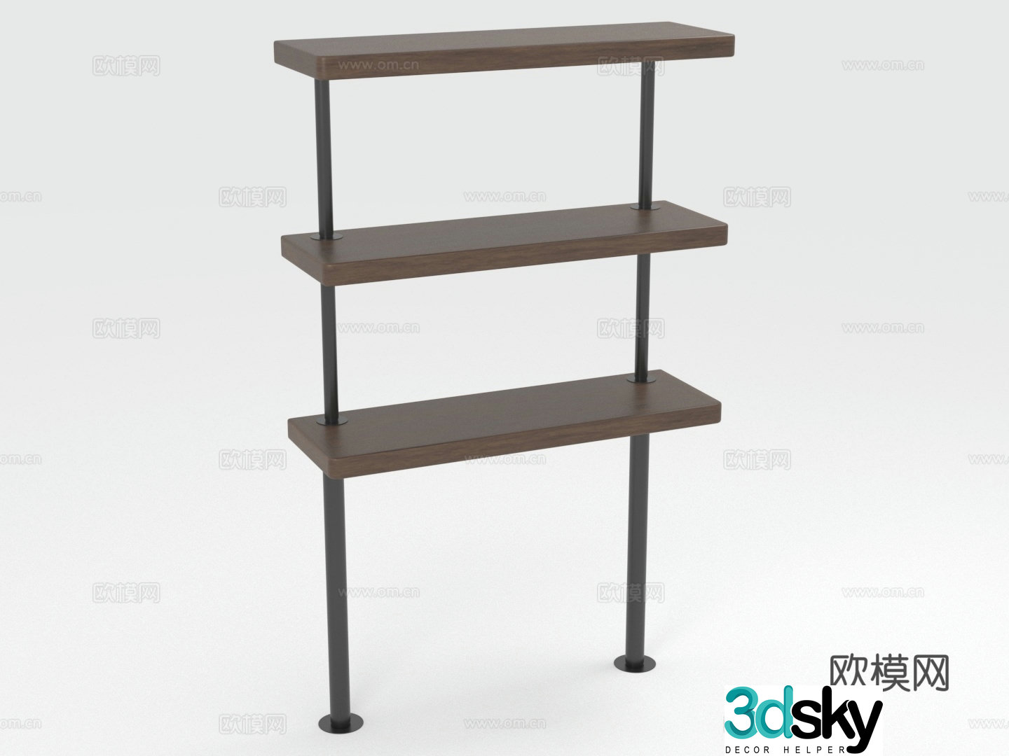 Shelf Exhibition shelf Bookshelf Floor shelf 3D model