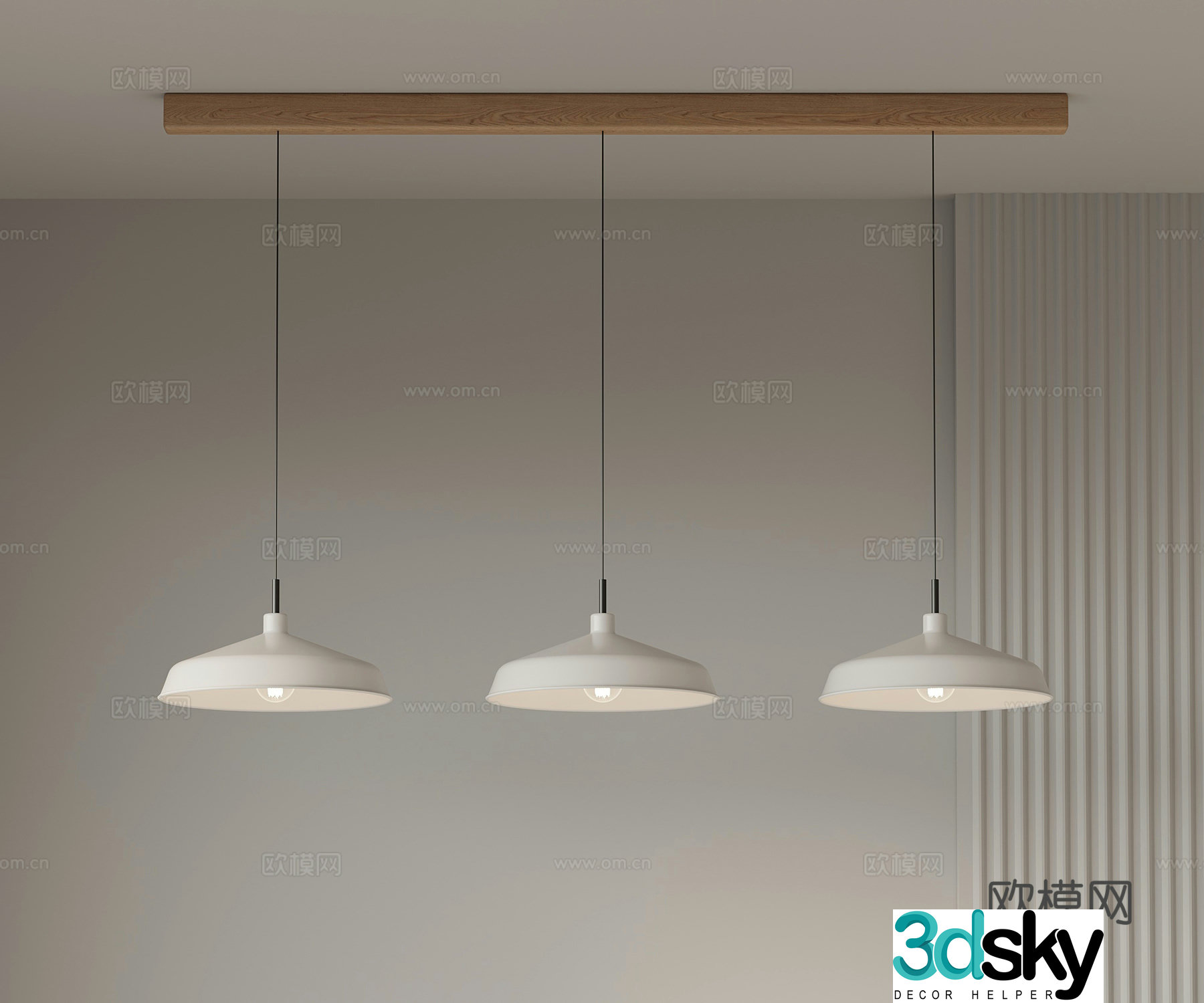 Modern Chandelier Metal Chandelier 3d Model