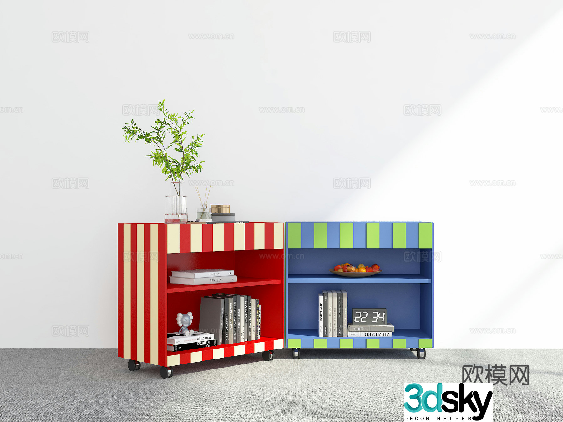 Modern sideboard 3D model