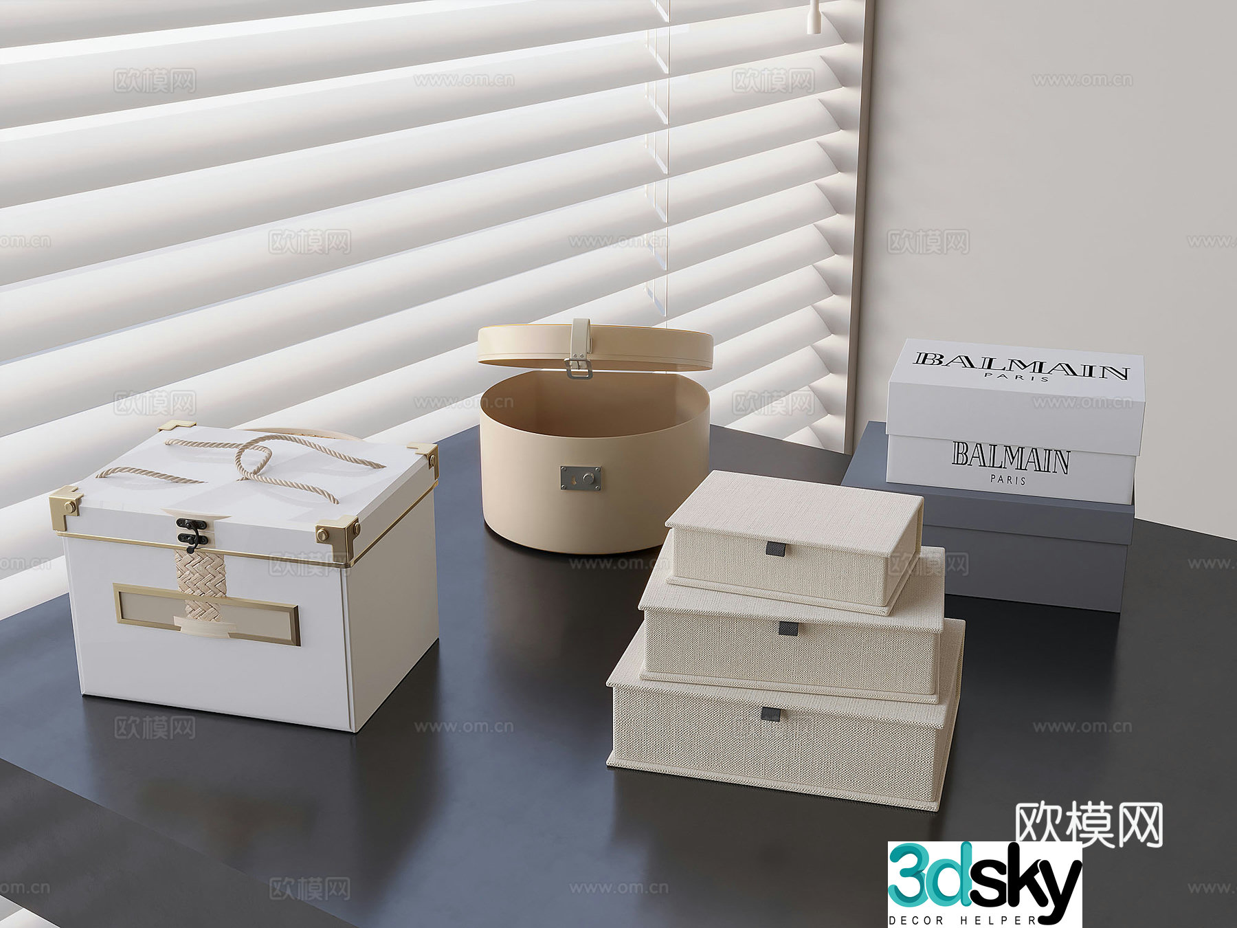 Storage box Organizing box Jewelry box Gift box 3D model