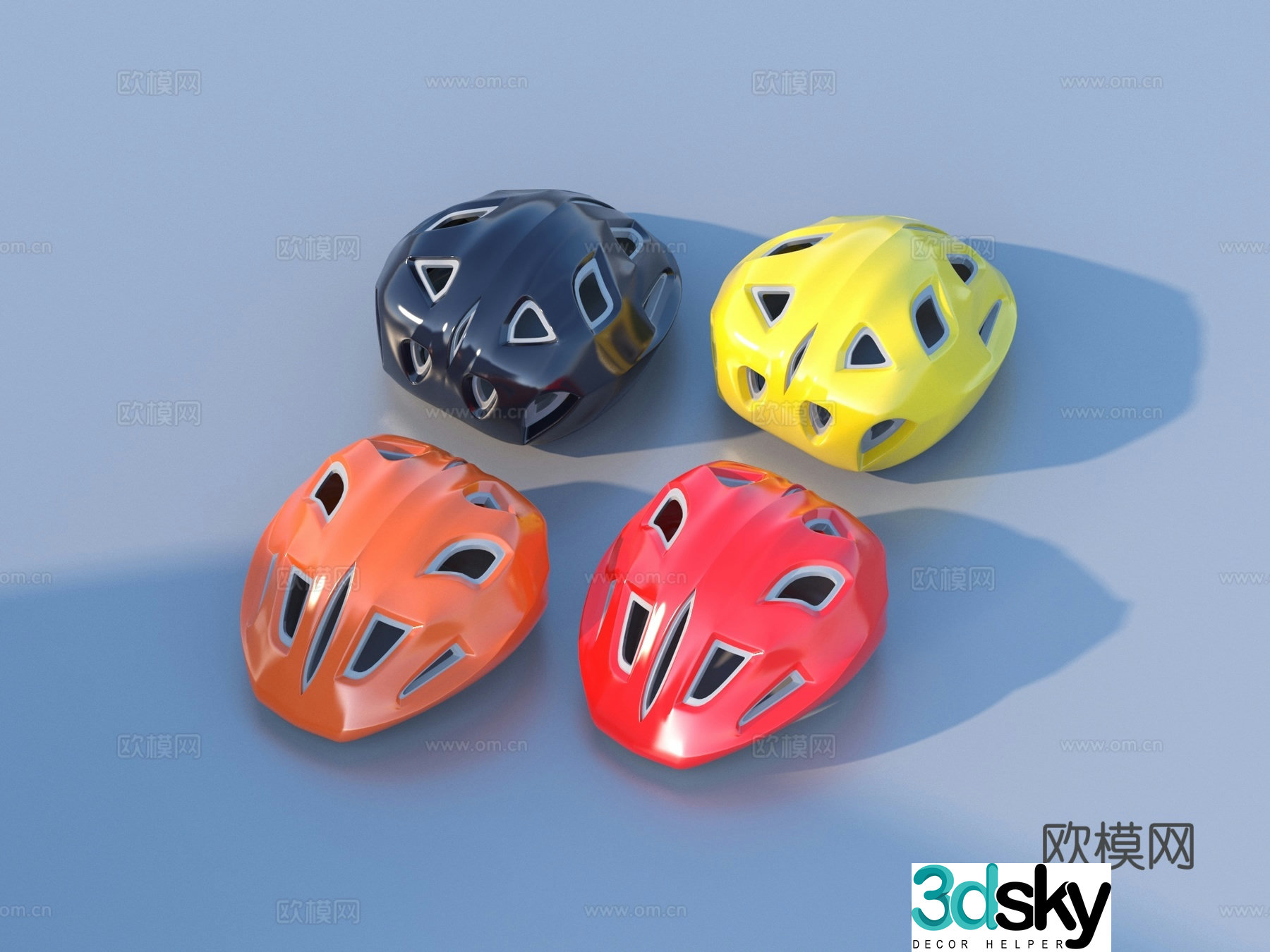 Helmet Bicycle Helmet 3d Model
