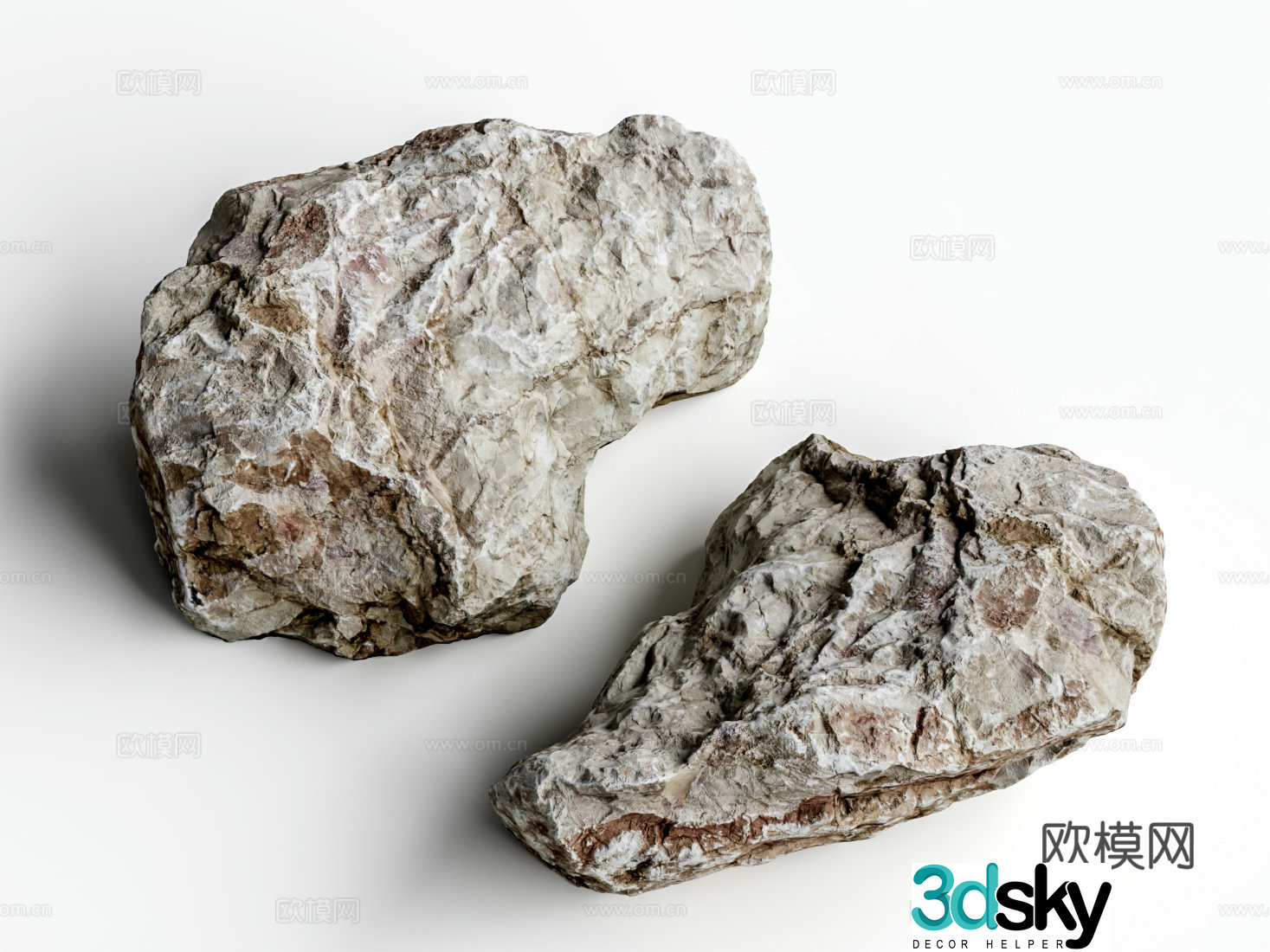 Landscape stone natural stone rock stone stone outdoor stone 3d model